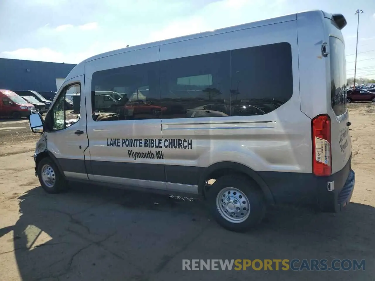2 Photograph of a damaged car 1FBAX9C83RKB30446 FORD TRANSIT 2024