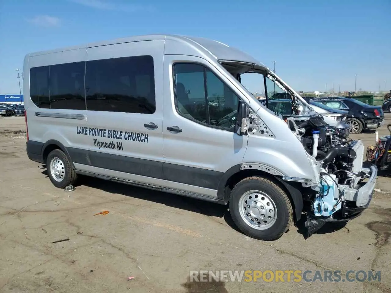 4 Photograph of a damaged car 1FBAX9C83RKB30446 FORD TRANSIT 2024
