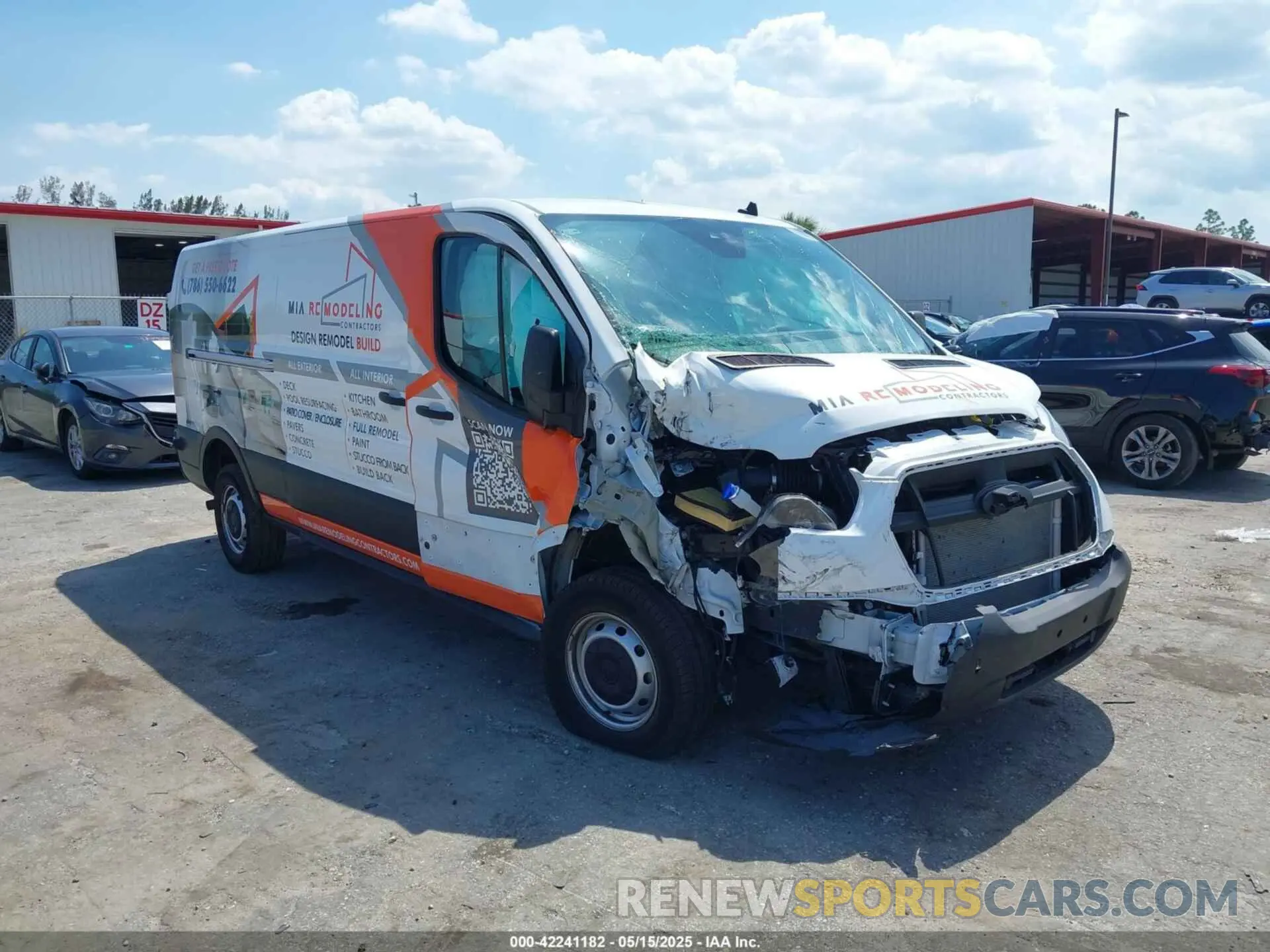 1 Photograph of a damaged car 1FTBR1Y80RKB59990 FORD TRANSIT 2024