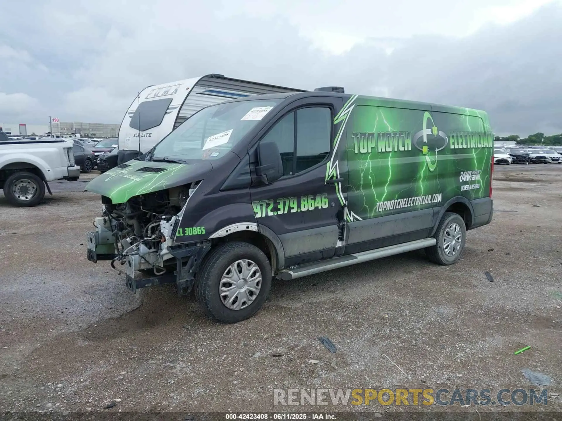 2 Photograph of a damaged car 1FTYR1YM5KKB01872 FORD TRANSIT-250 2019