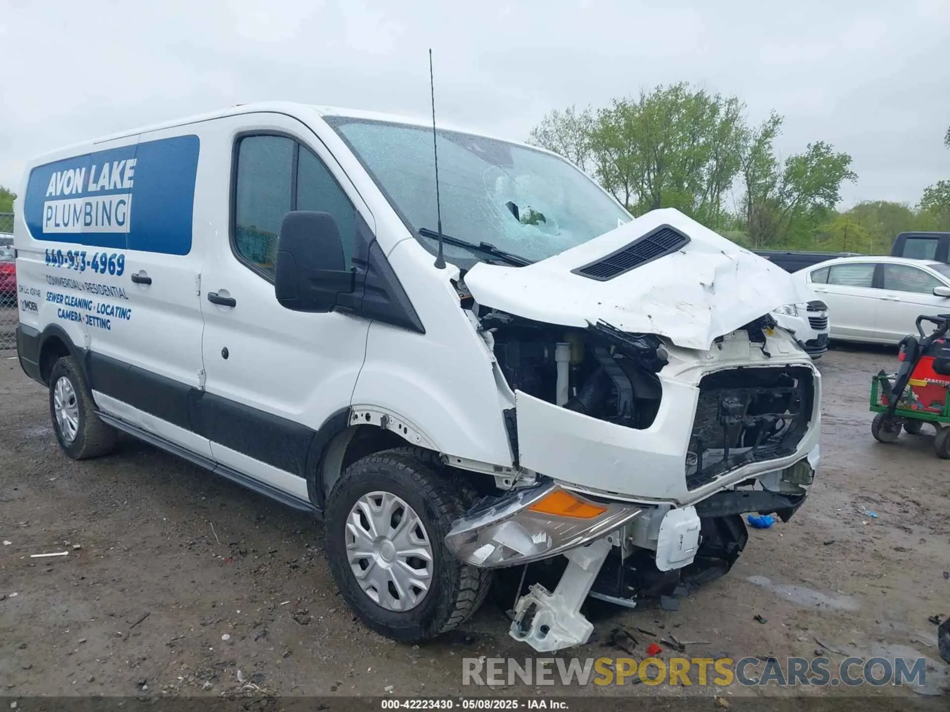 1 Photograph of a damaged car 1FTYR1ZM3KKB50213 FORD TRANSIT-250 2019