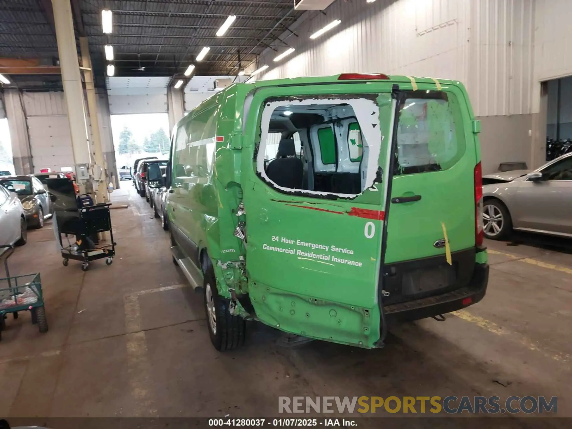 3 Photograph of a damaged car 1FTYR1ZM8KKB20494 FORD TRANSIT-250 2019
