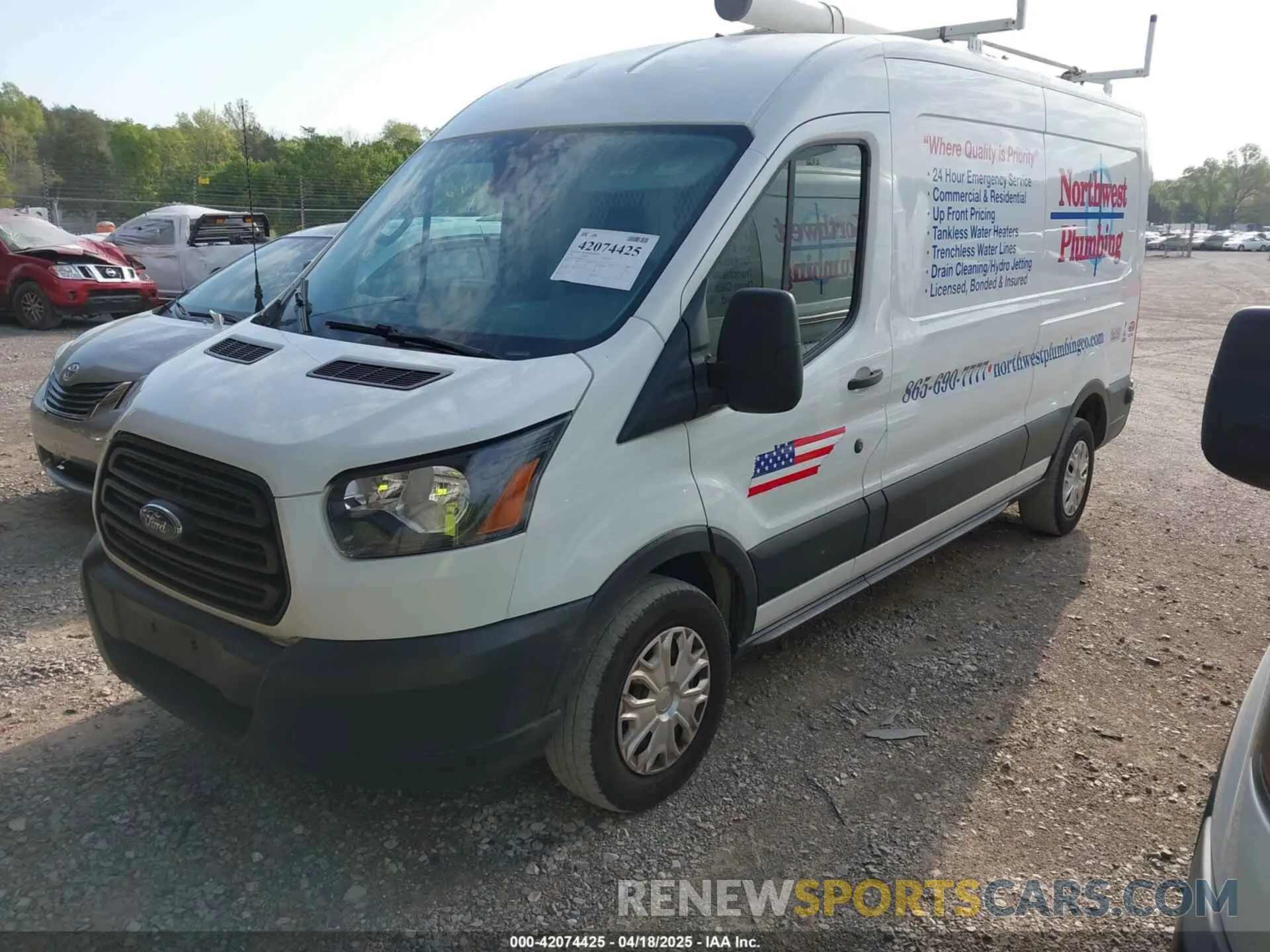 2 Photograph of a damaged car 1FTYR2CM1KKA87353 FORD TRANSIT-250 2019