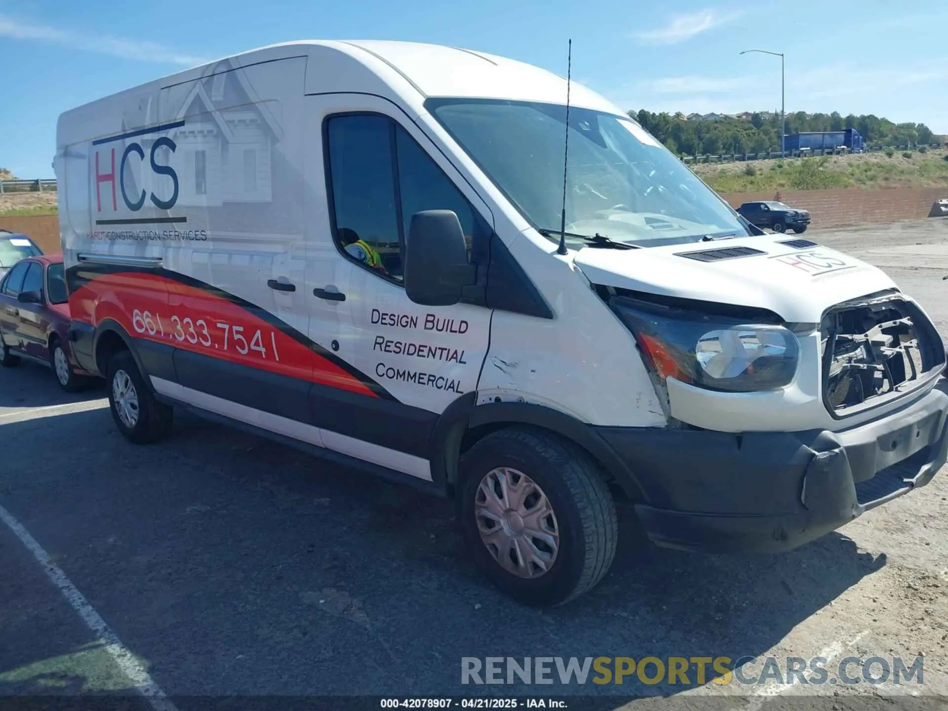 1 Photograph of a damaged car 1FTYR2CM3KKA87418 FORD TRANSIT-250 2019