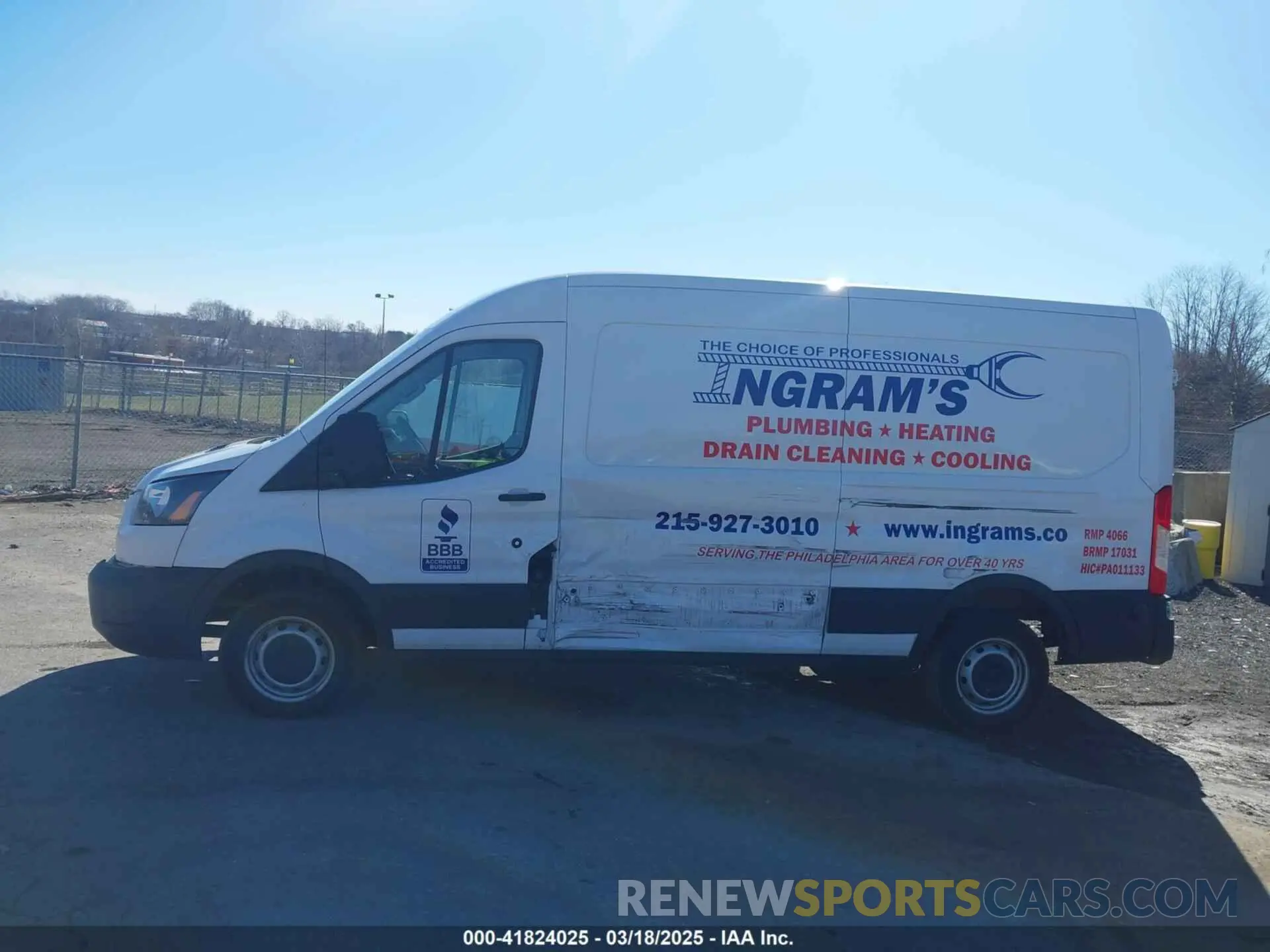 14 Photograph of a damaged car 1FTYR2CM3KKB23320 FORD TRANSIT-250 2019