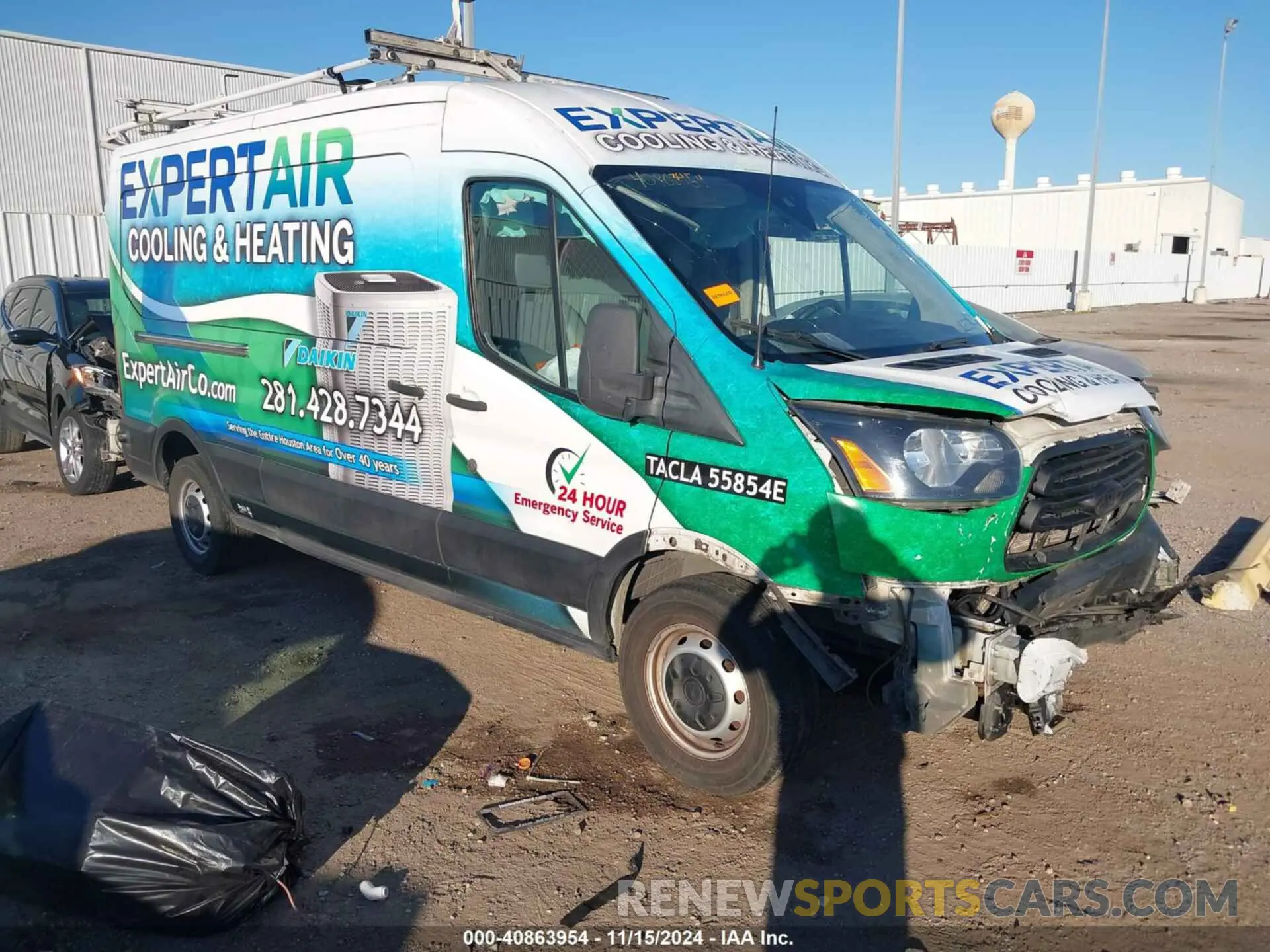 1 Photograph of a damaged car 1FTYR2CM6KKA92080 FORD TRANSIT-250 2019
