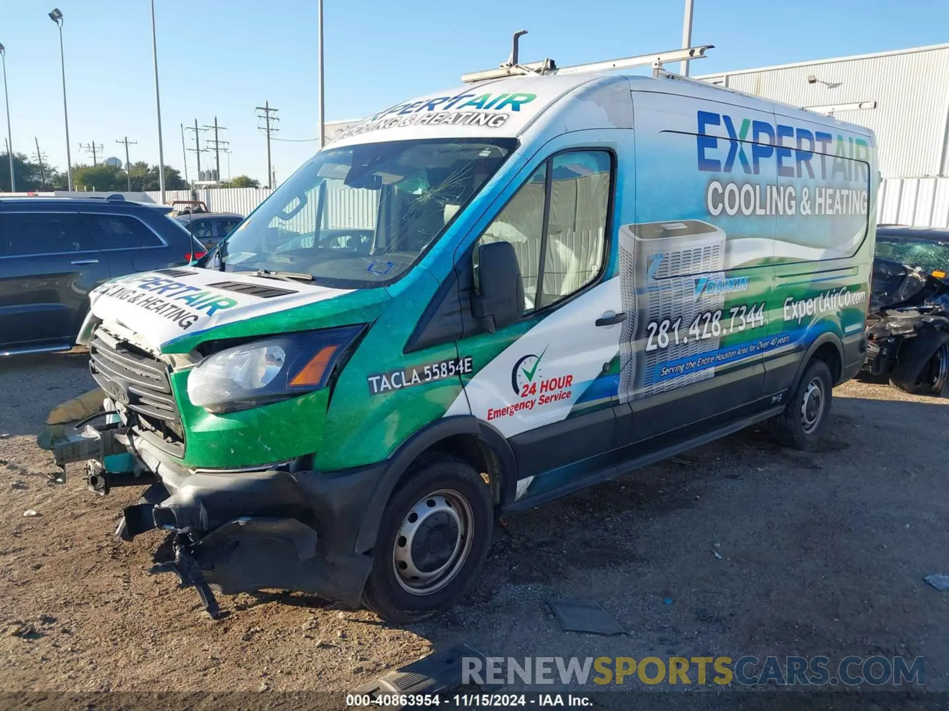 2 Photograph of a damaged car 1FTYR2CM6KKA92080 FORD TRANSIT-250 2019