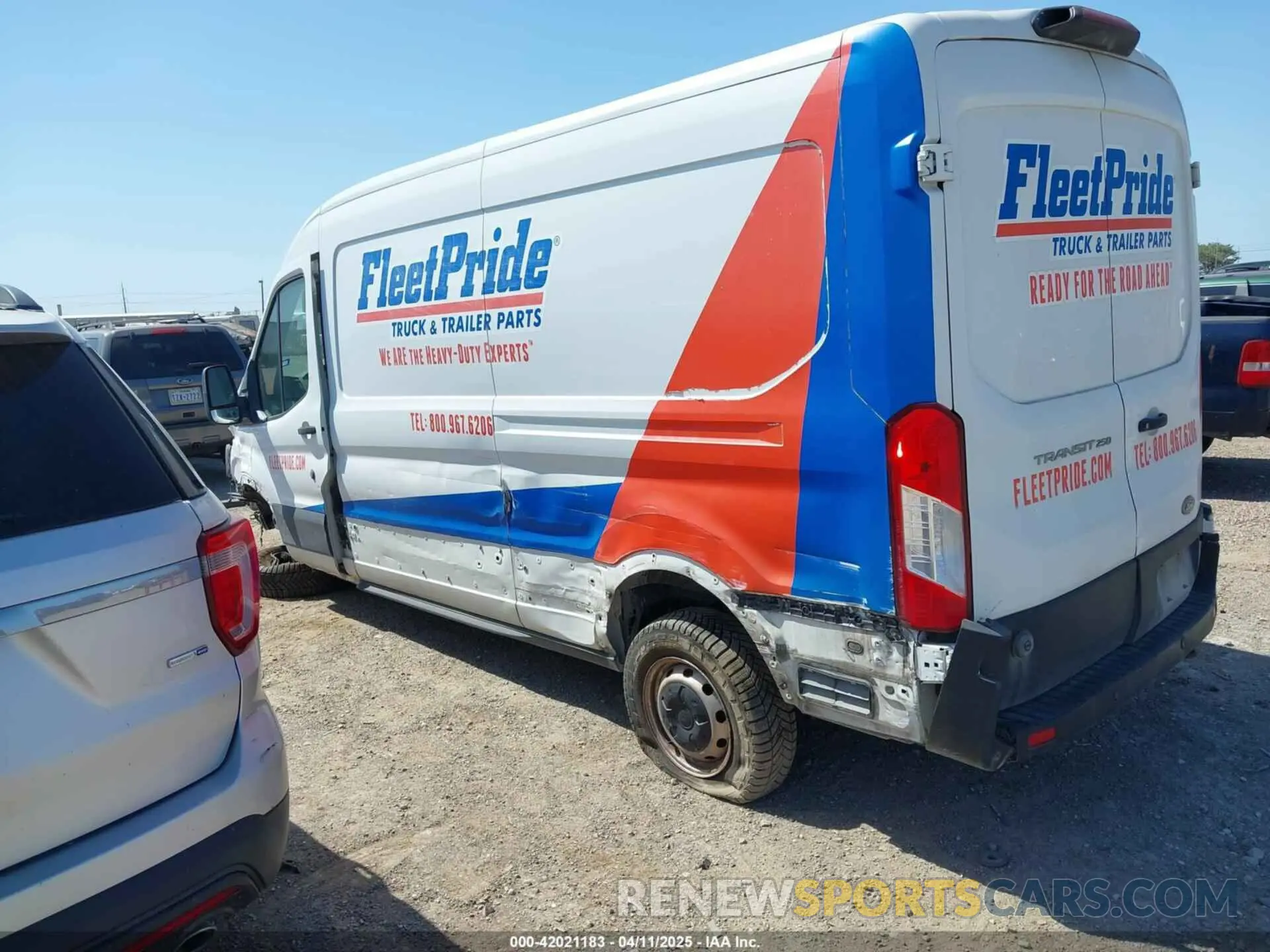 3 Photograph of a damaged car 1FTYR2CM6KKB19102 FORD TRANSIT-250 2019