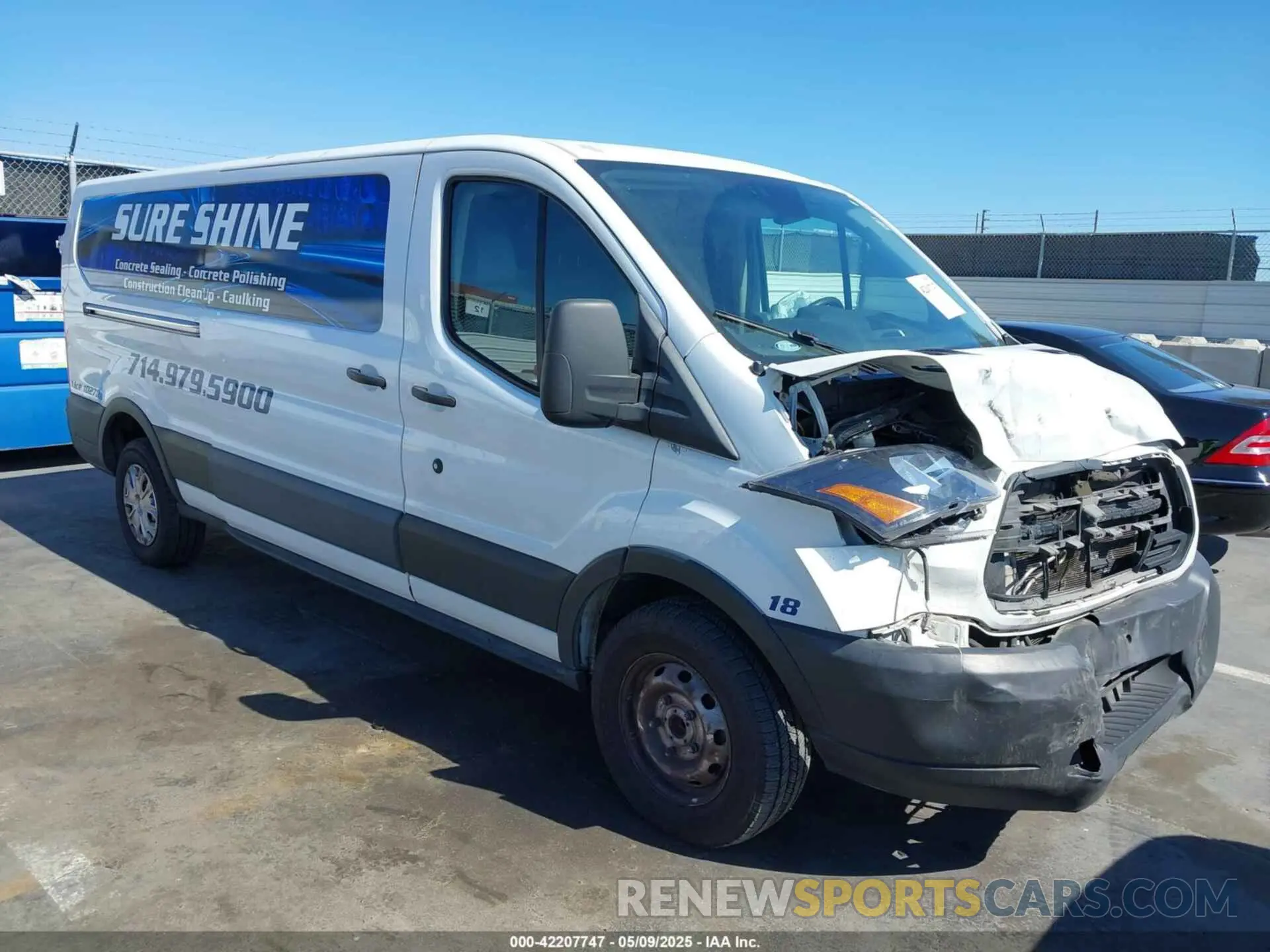 1 Photograph of a damaged car 1FTYR2YM2KKA85216 FORD TRANSIT-250 2019