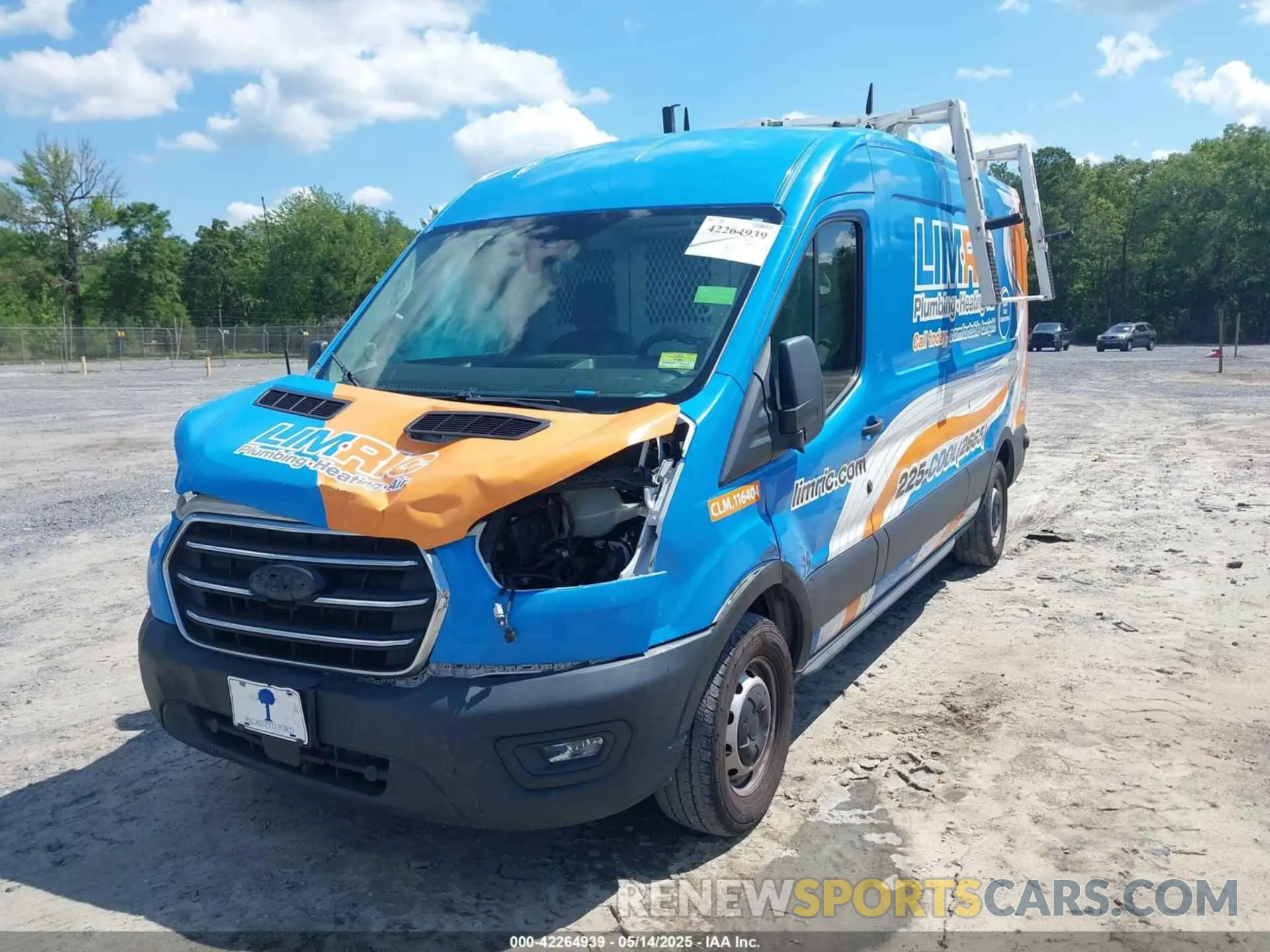 2 Photograph of a damaged car 1FTBR1C80LKA00675 FORD TRANSIT-250 2020