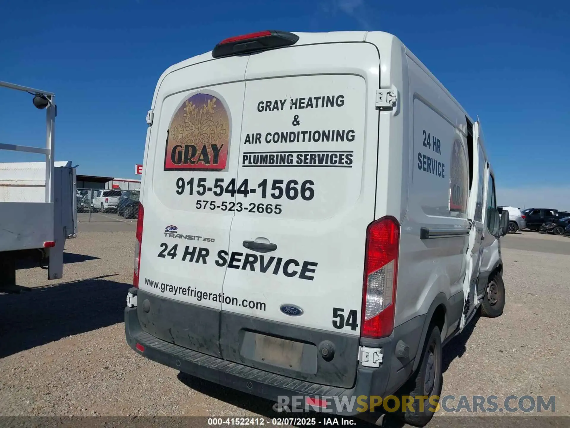 16 Photograph of a damaged car 1FTBR1C80LKA68782 FORD TRANSIT-250 2020