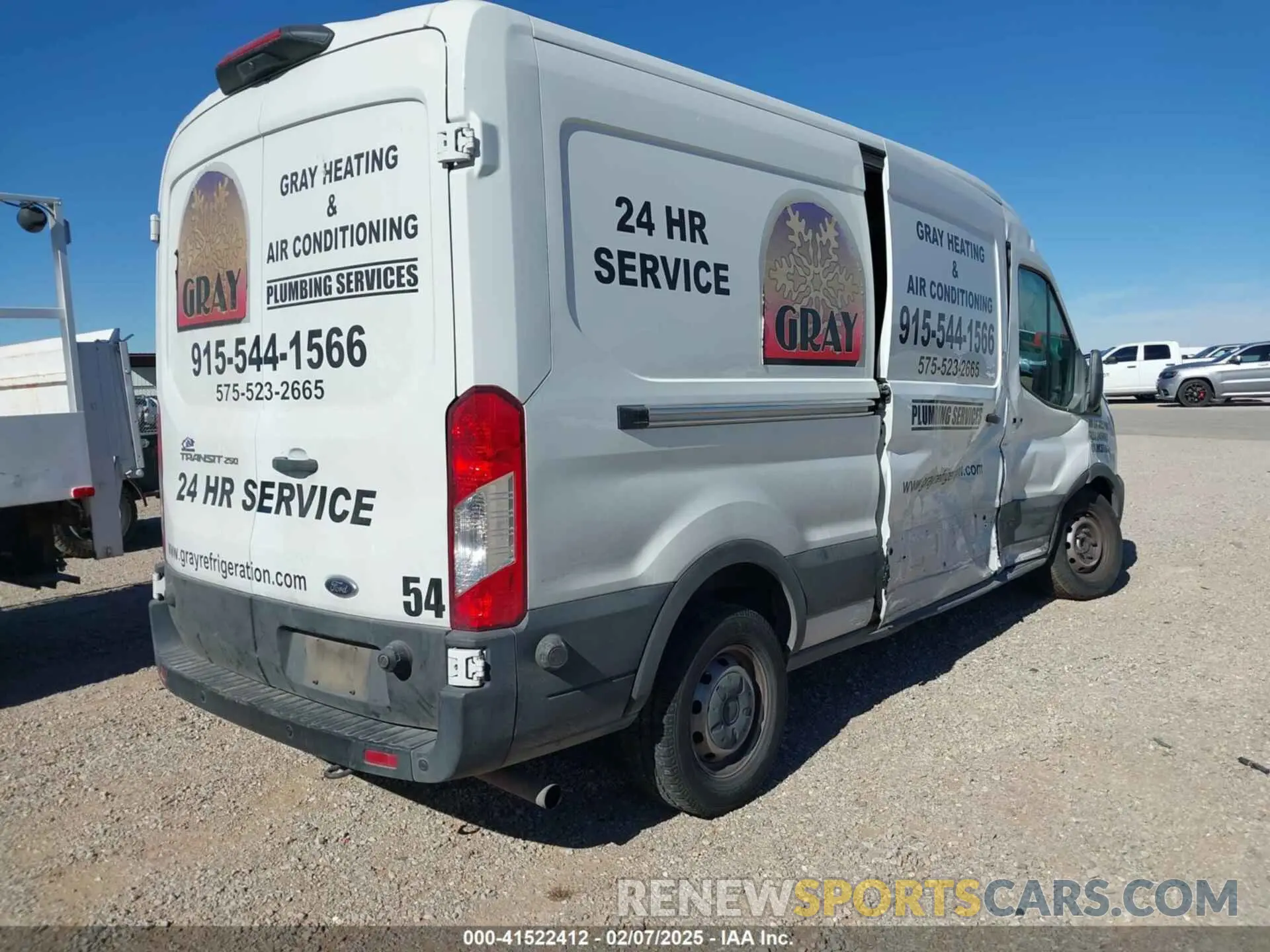4 Photograph of a damaged car 1FTBR1C80LKA68782 FORD TRANSIT-250 2020