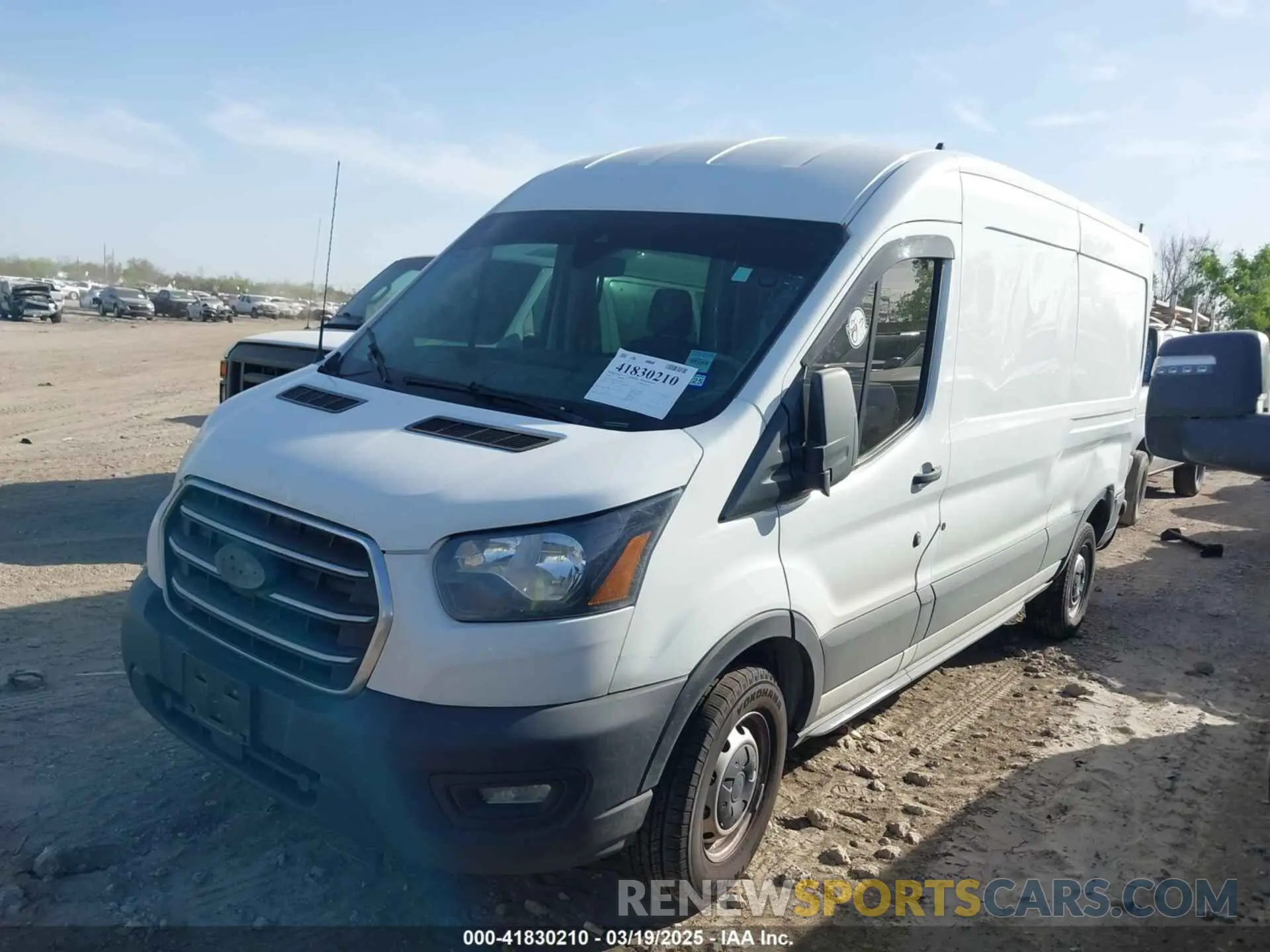 2 Photograph of a damaged car 1FTBR1C81LKB10957 FORD TRANSIT-250 2020