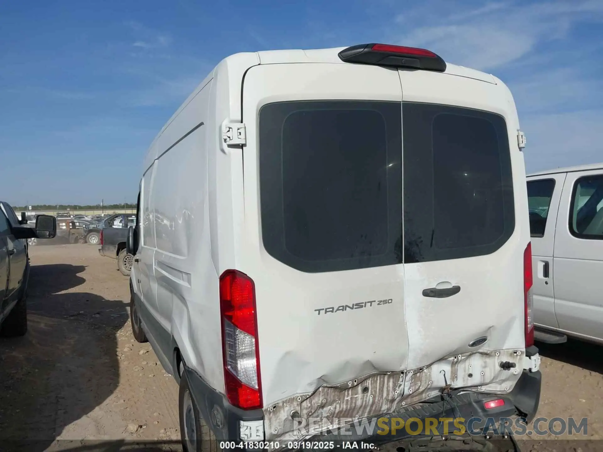 3 Photograph of a damaged car 1FTBR1C81LKB10957 FORD TRANSIT-250 2020