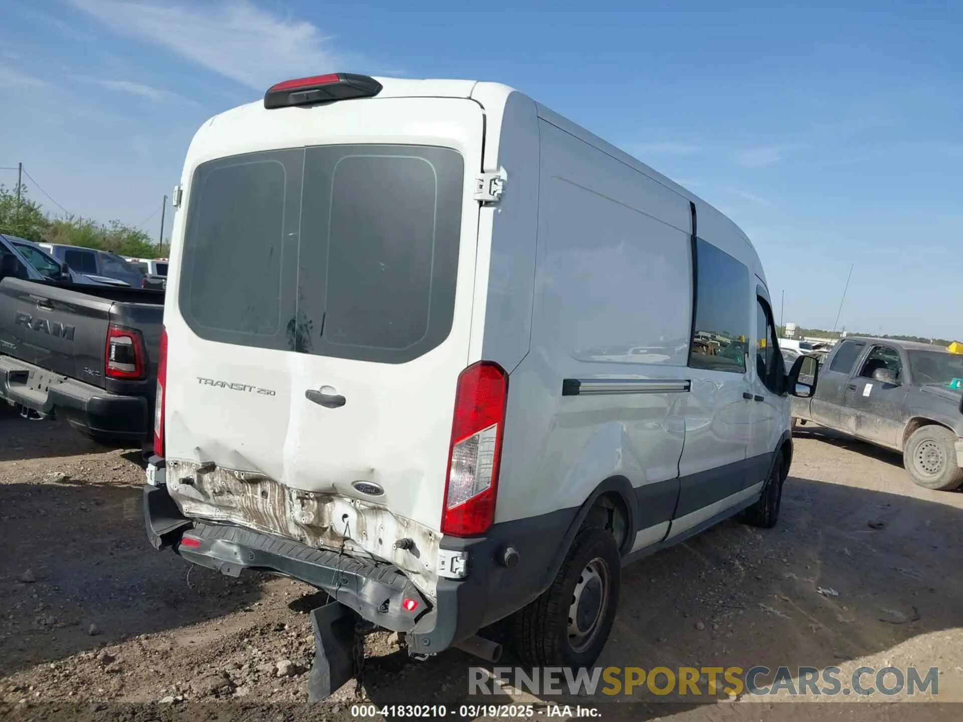 4 Photograph of a damaged car 1FTBR1C81LKB10957 FORD TRANSIT-250 2020