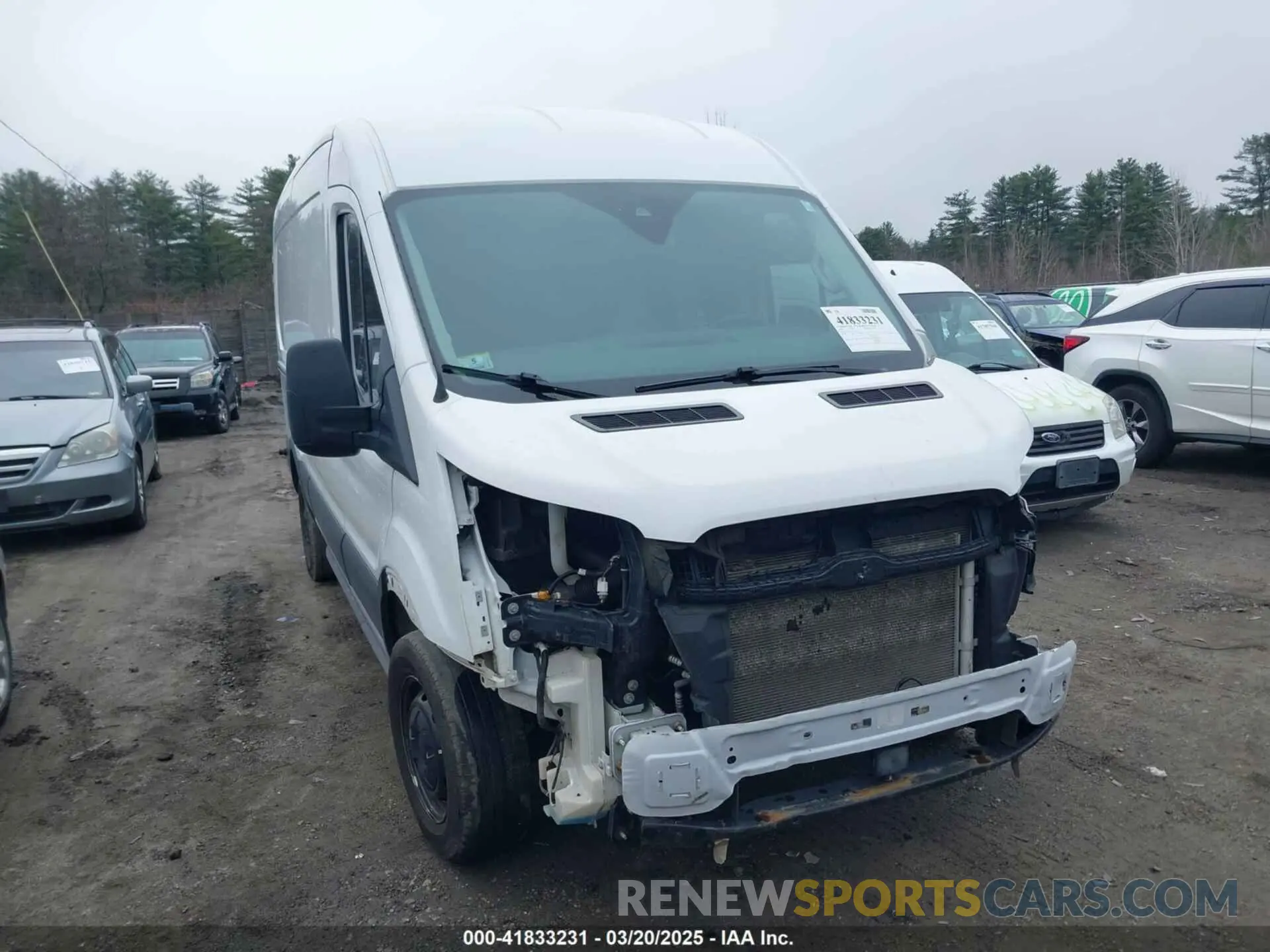 1 Photograph of a damaged car 1FTBR1C82LKA10849 FORD TRANSIT-250 2020