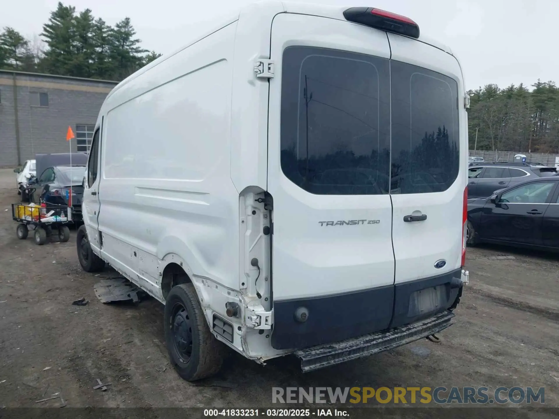 3 Photograph of a damaged car 1FTBR1C82LKA10849 FORD TRANSIT-250 2020