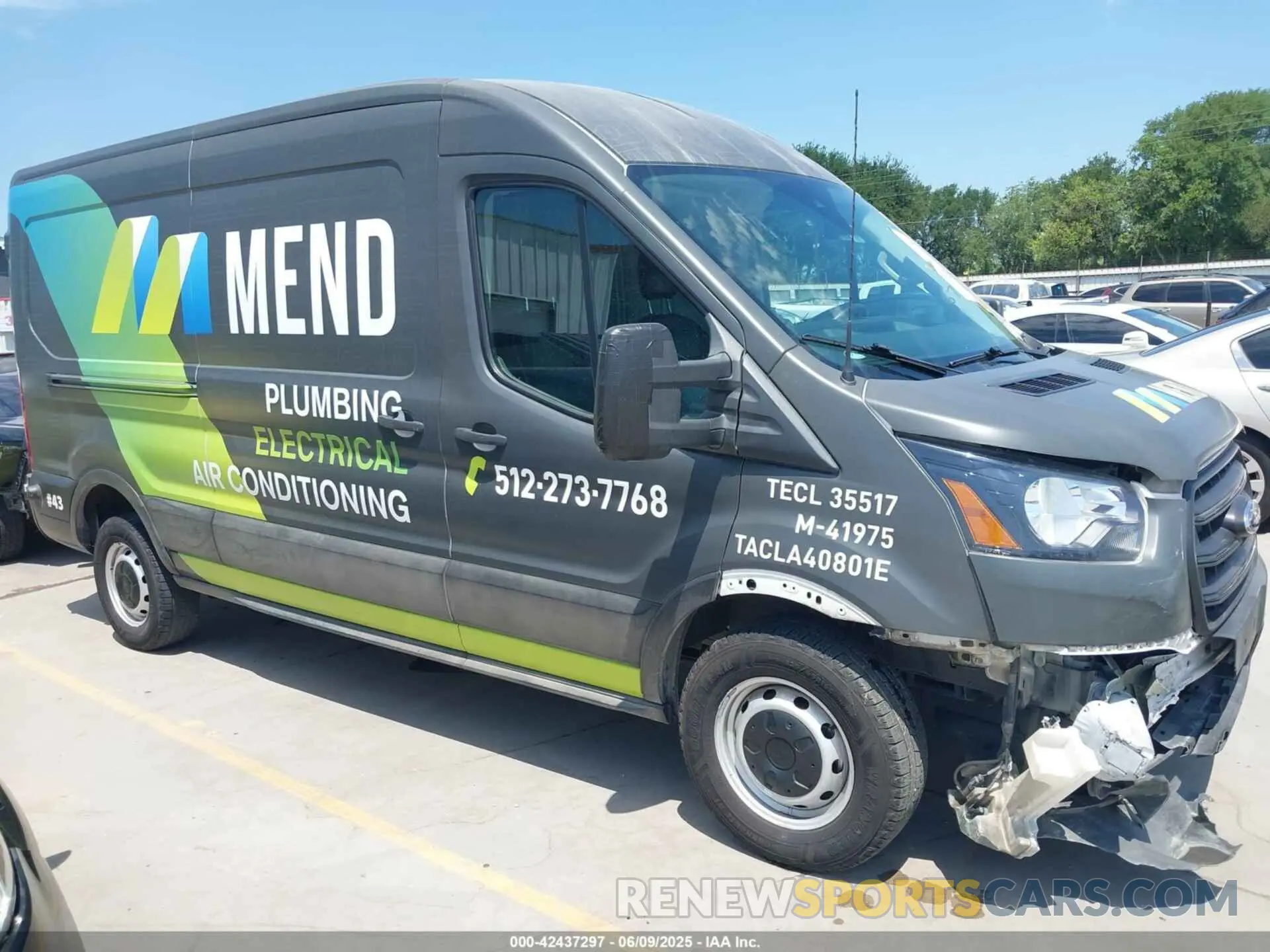 14 Photograph of a damaged car 1FTBR1C82LKB46155 FORD TRANSIT-250 2020