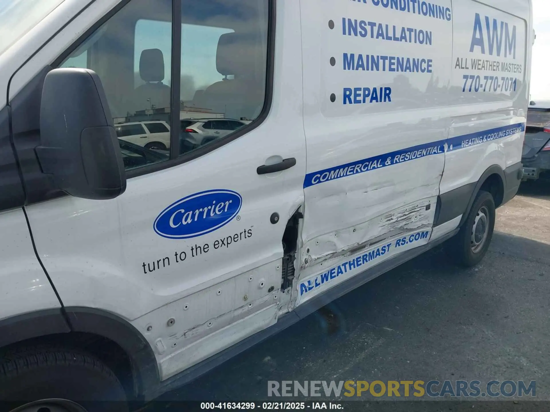 6 Photograph of a damaged car 1FTBR1C83LKB11124 FORD TRANSIT-250 2020