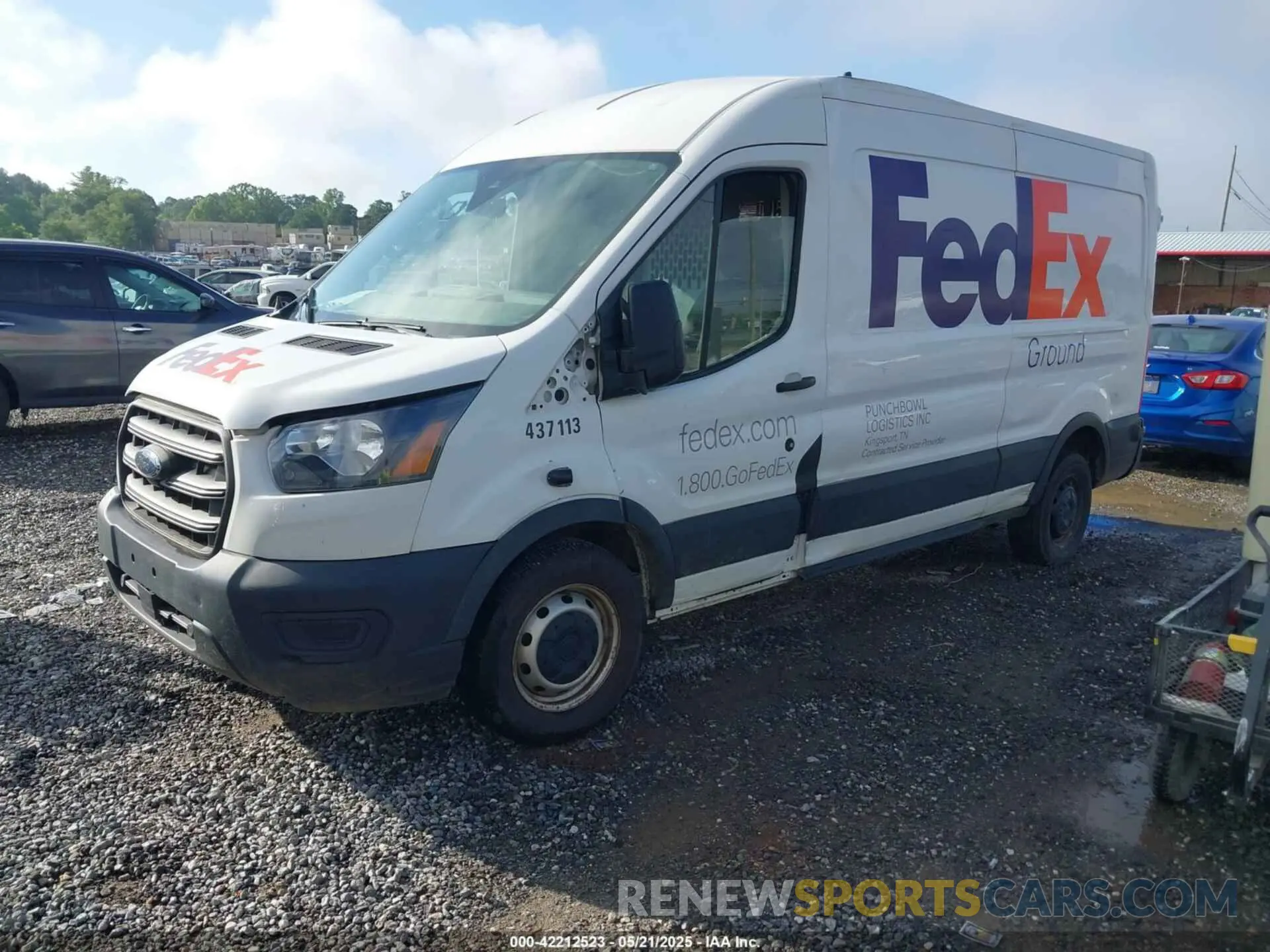 2 Photograph of a damaged car 1FTBR1C87LKA51039 FORD TRANSIT-250 2020
