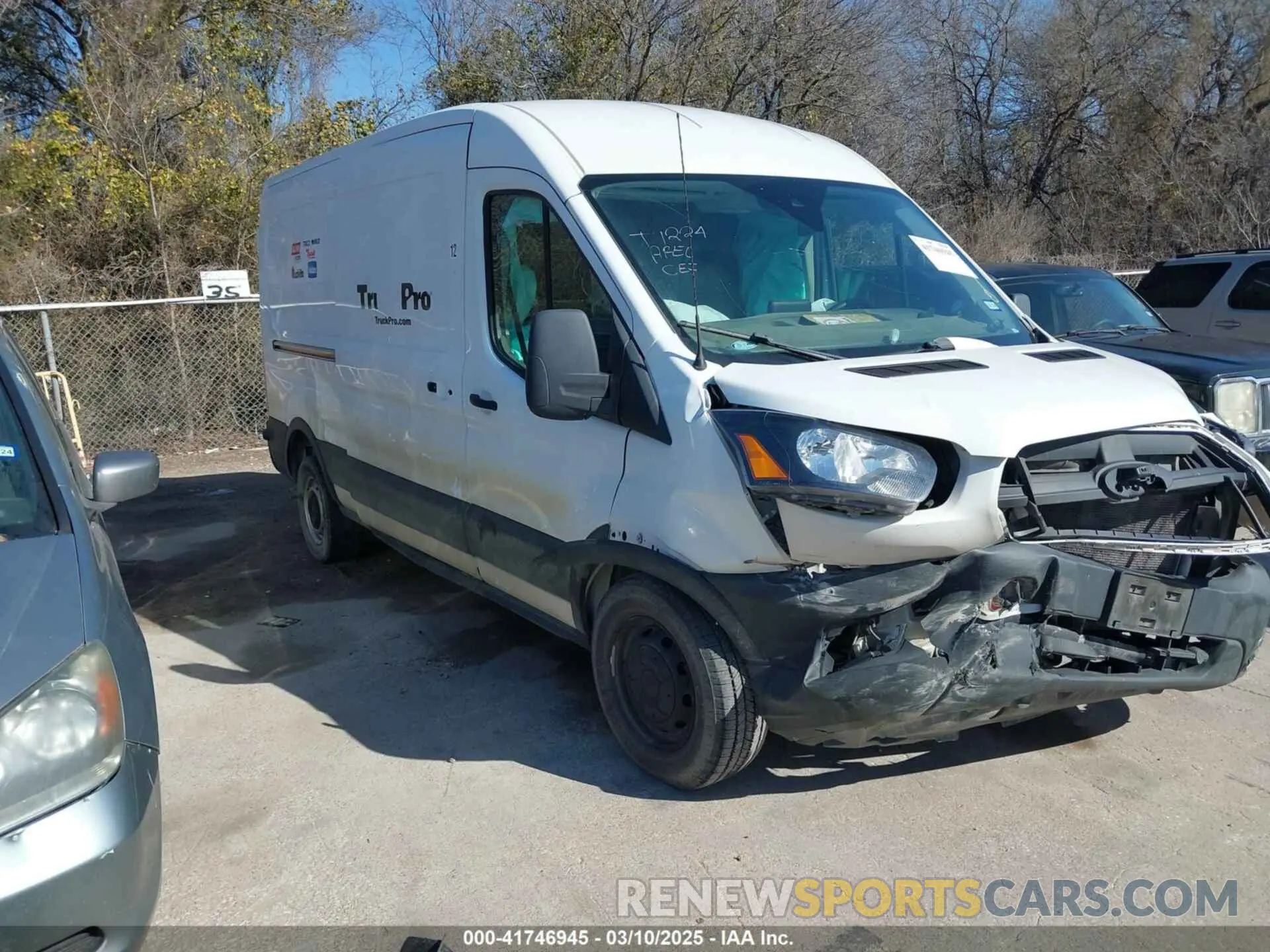 1 Photograph of a damaged car 1FTBR1C88LKB71691 FORD TRANSIT-250 2020