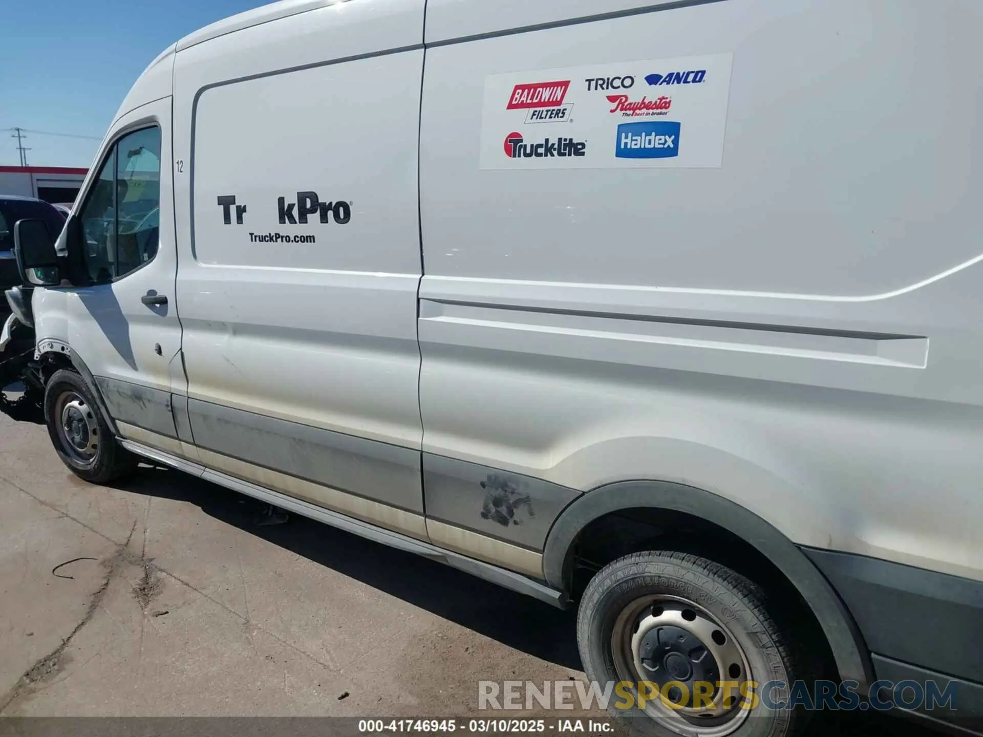 13 Photograph of a damaged car 1FTBR1C88LKB71691 FORD TRANSIT-250 2020