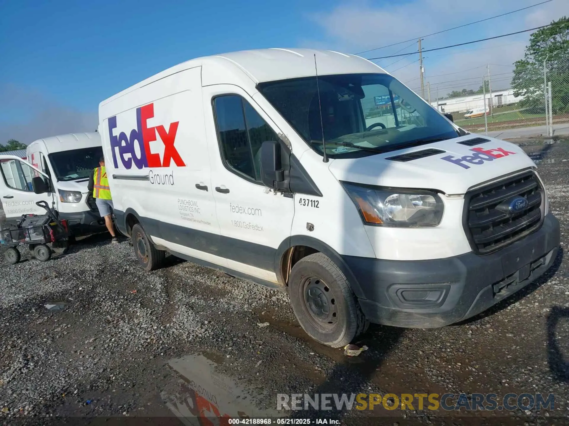 1 Photograph of a damaged car 1FTBR1C89LKA36154 FORD TRANSIT-250 2020
