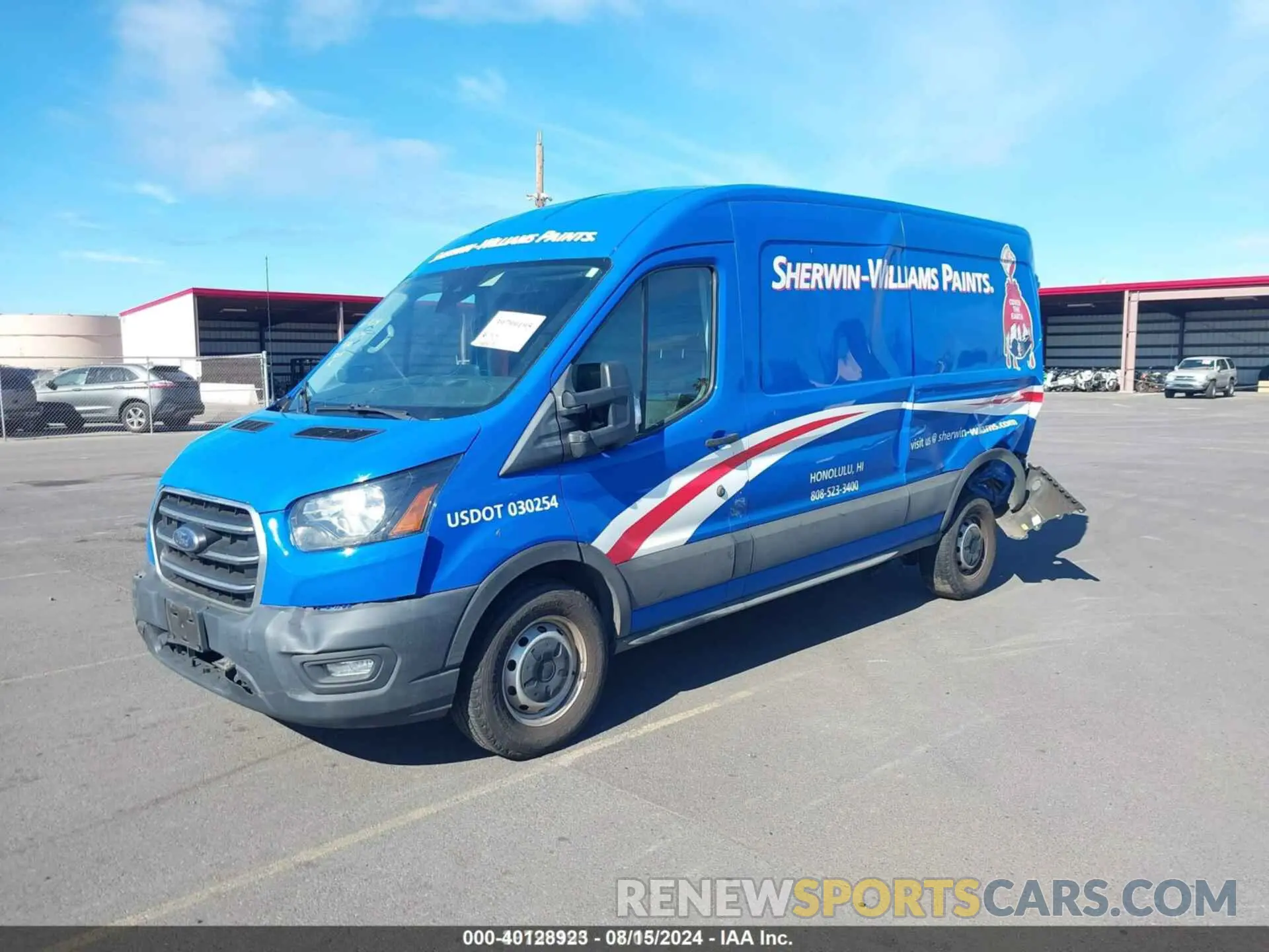 2 Photograph of a damaged car 1FTBR1C89LKA88934 FORD TRANSIT-250 2020
