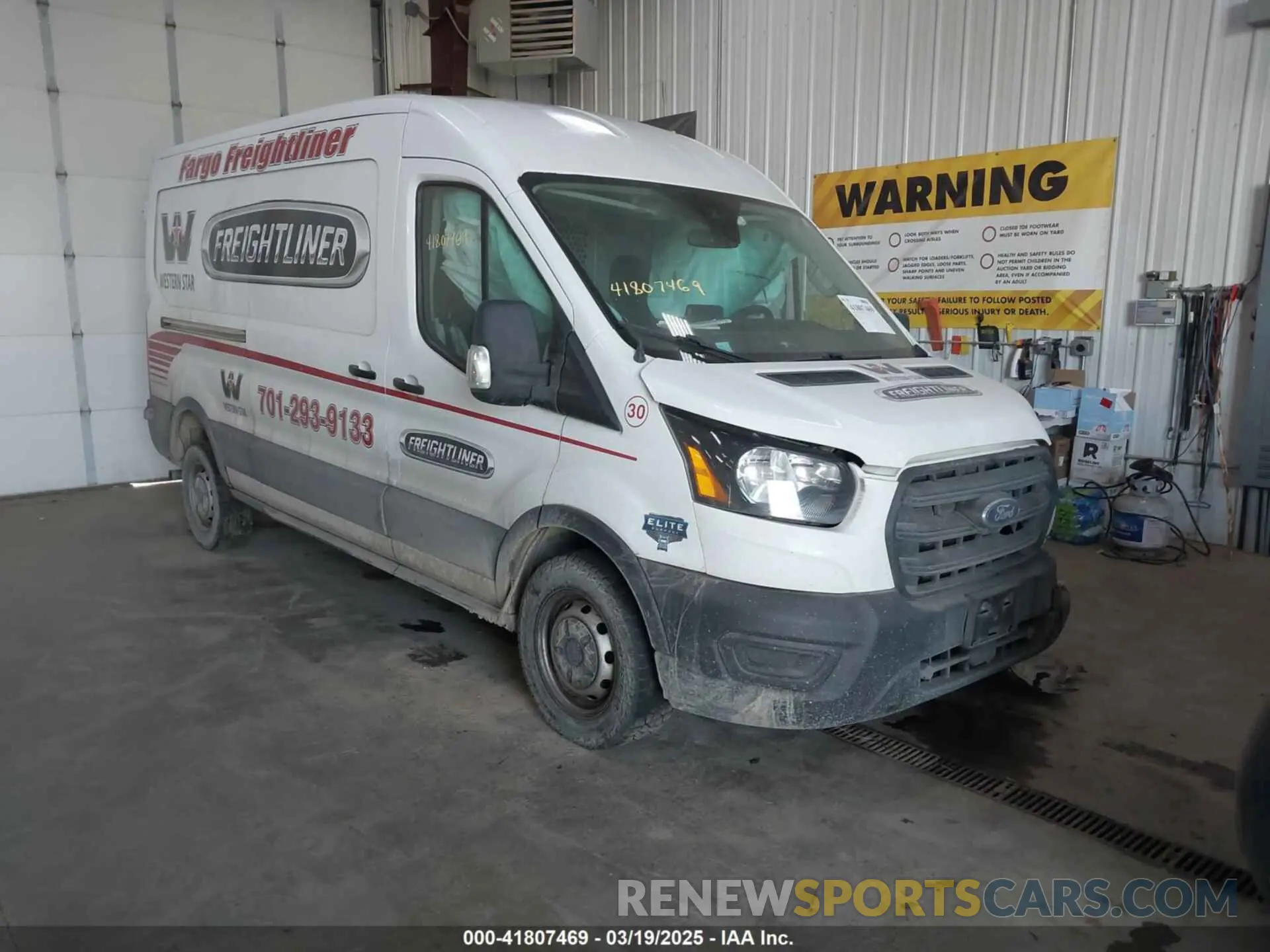 1 Photograph of a damaged car 1FTBR1CG9LKB59461 FORD TRANSIT-250 2020