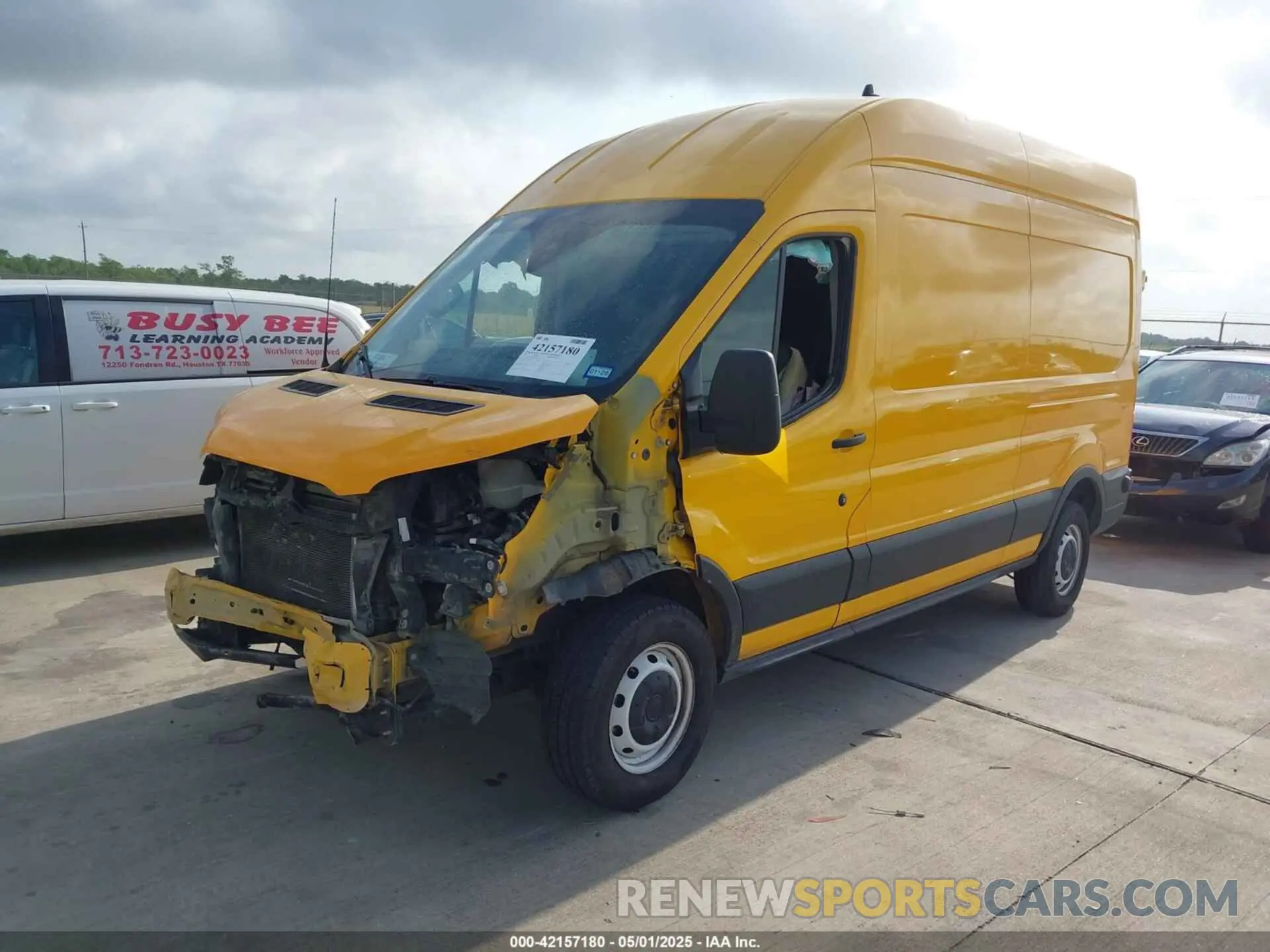 2 Photograph of a damaged car 1FTBR1X81LKA56814 FORD TRANSIT-250 2020