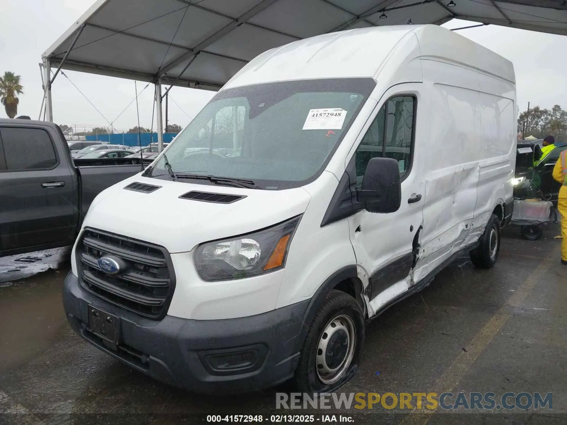 2 Photograph of a damaged car 1FTBR1X82LKB60762 FORD TRANSIT-250 2020