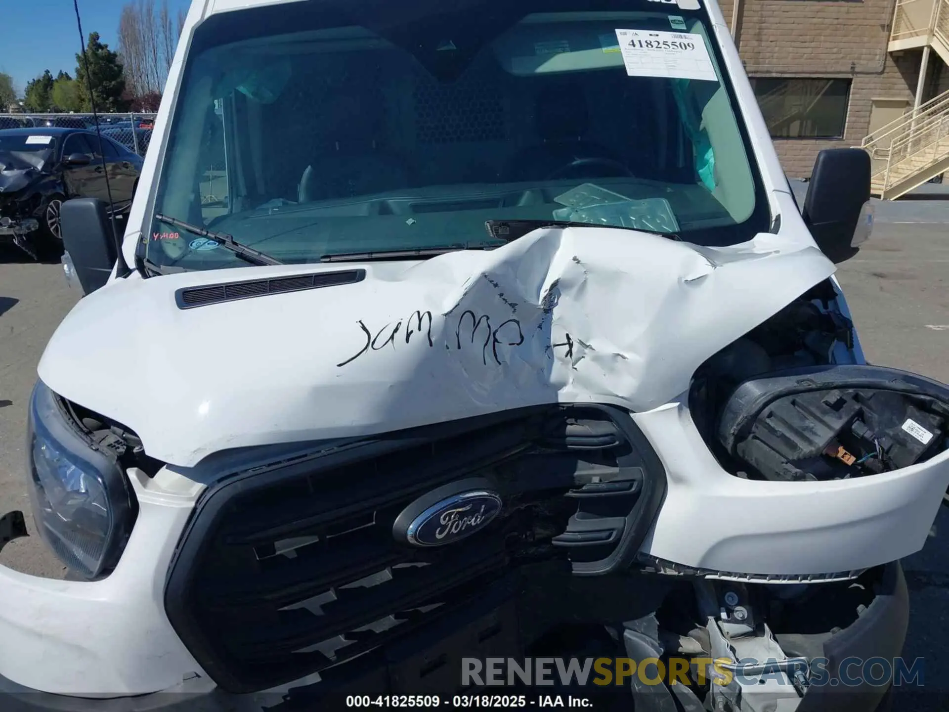 10 Photograph of a damaged car 1FTBR1X84LKB78275 FORD TRANSIT-250 2020