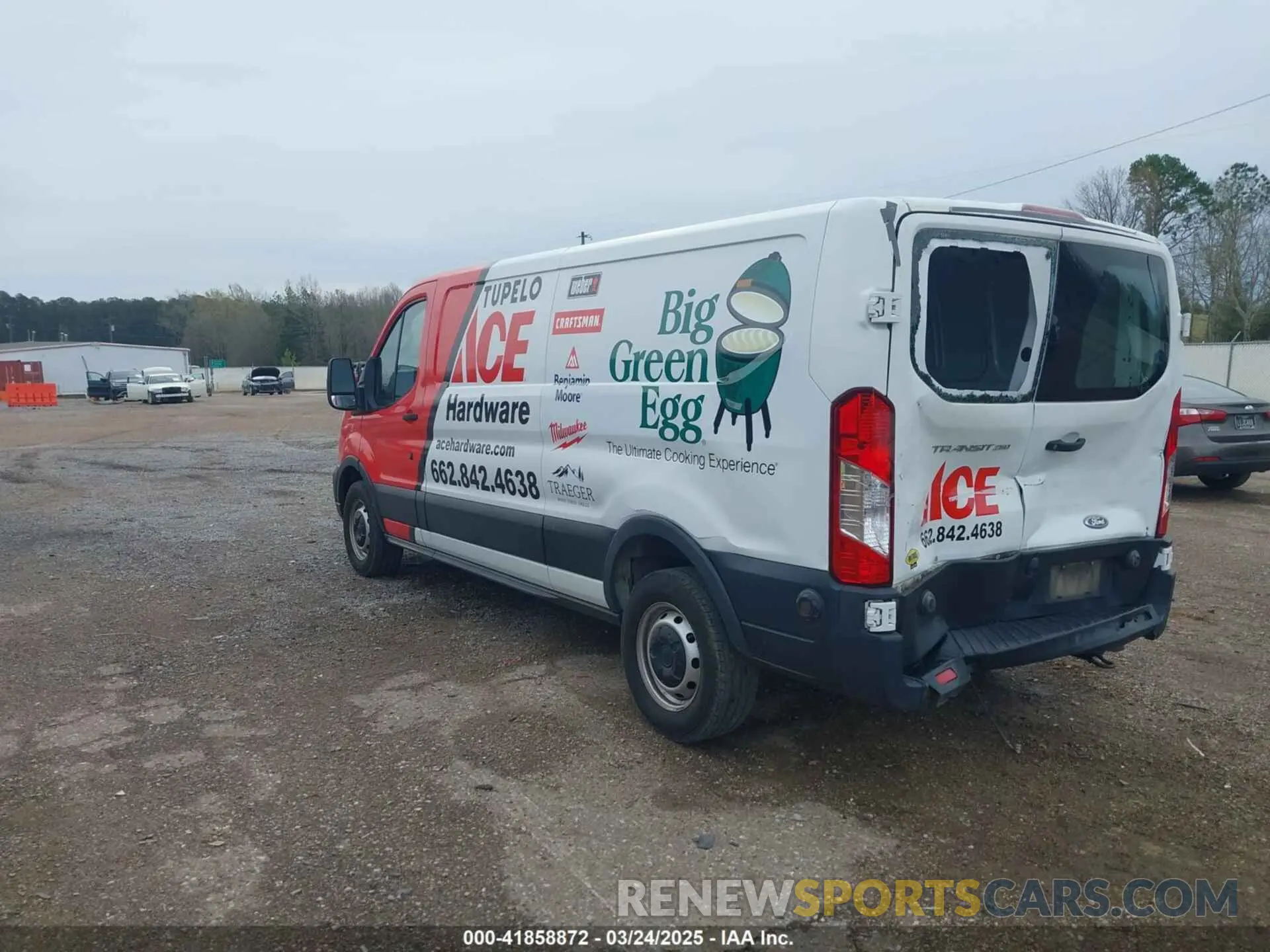 3 Photograph of a damaged car 1FTBR1Y82LKA23996 FORD TRANSIT-250 2020