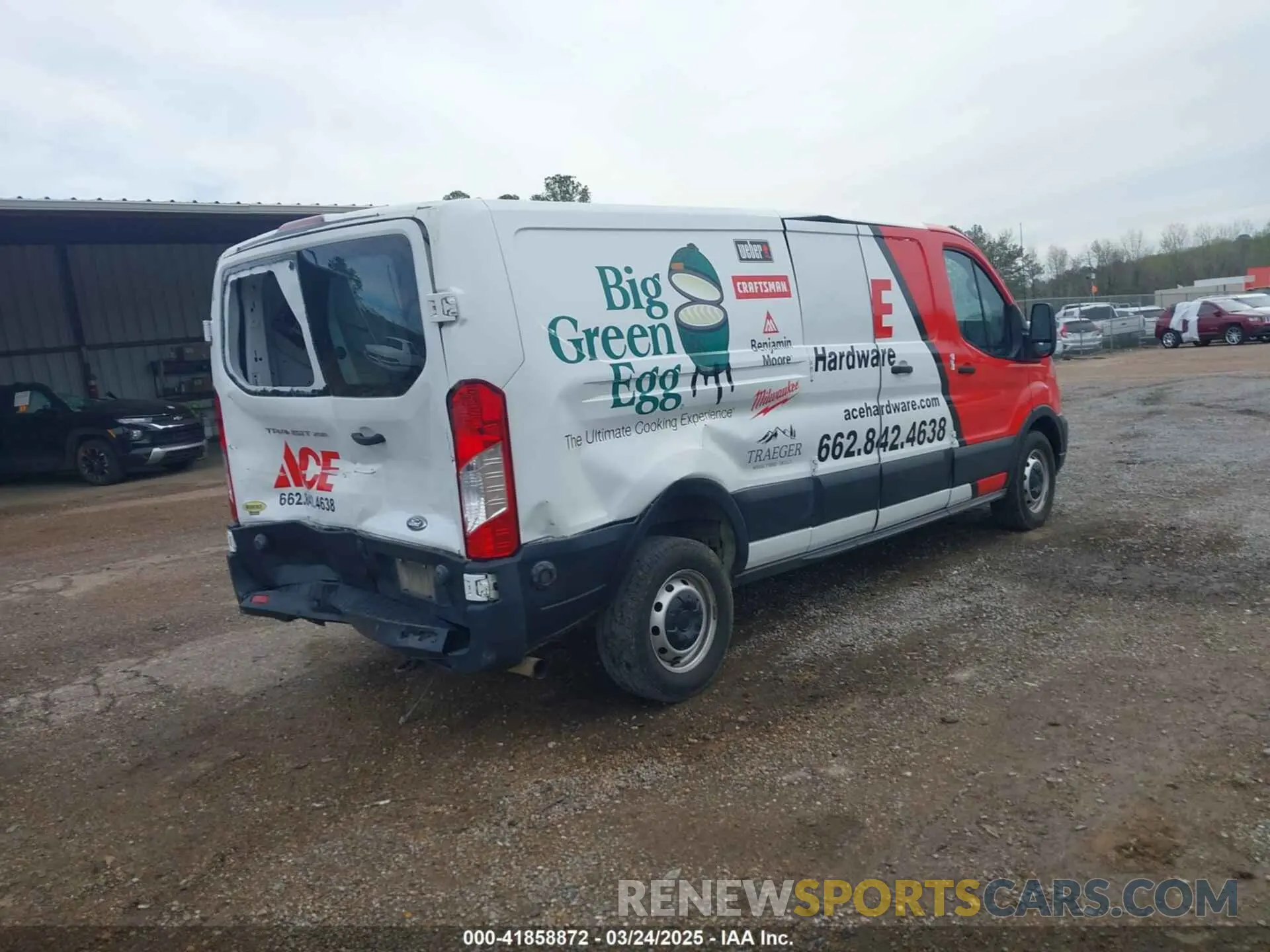 4 Photograph of a damaged car 1FTBR1Y82LKA23996 FORD TRANSIT-250 2020