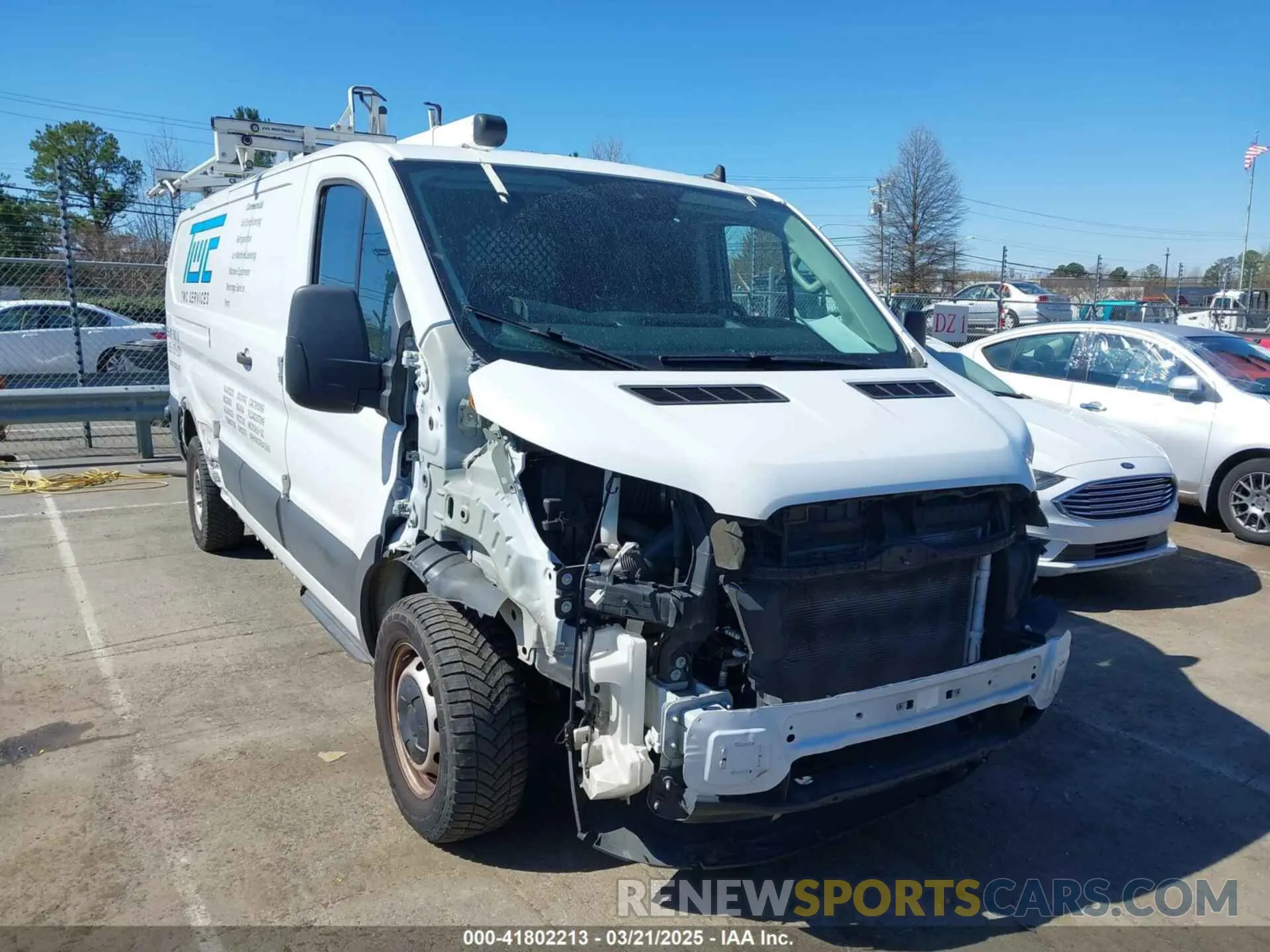 1 Photograph of a damaged car 1FTBR1Y84LKB79621 FORD TRANSIT-250 2020