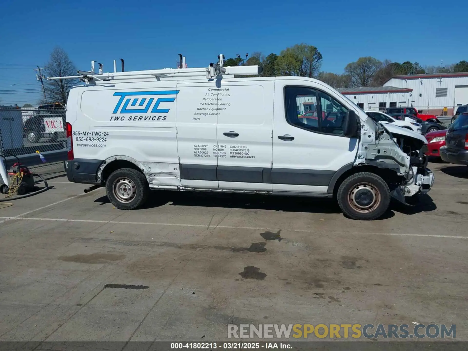 13 Photograph of a damaged car 1FTBR1Y84LKB79621 FORD TRANSIT-250 2020