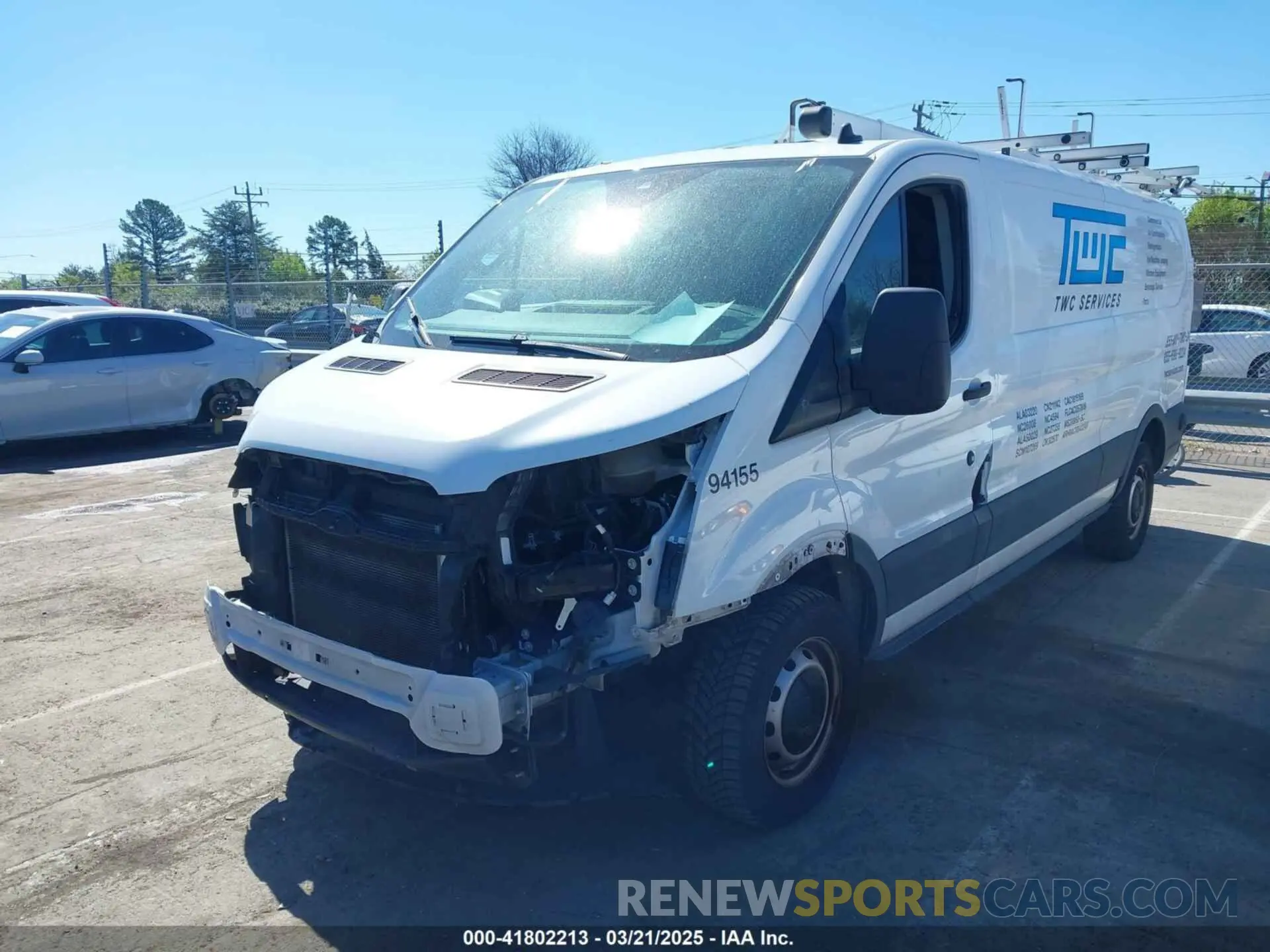 2 Photograph of a damaged car 1FTBR1Y84LKB79621 FORD TRANSIT-250 2020
