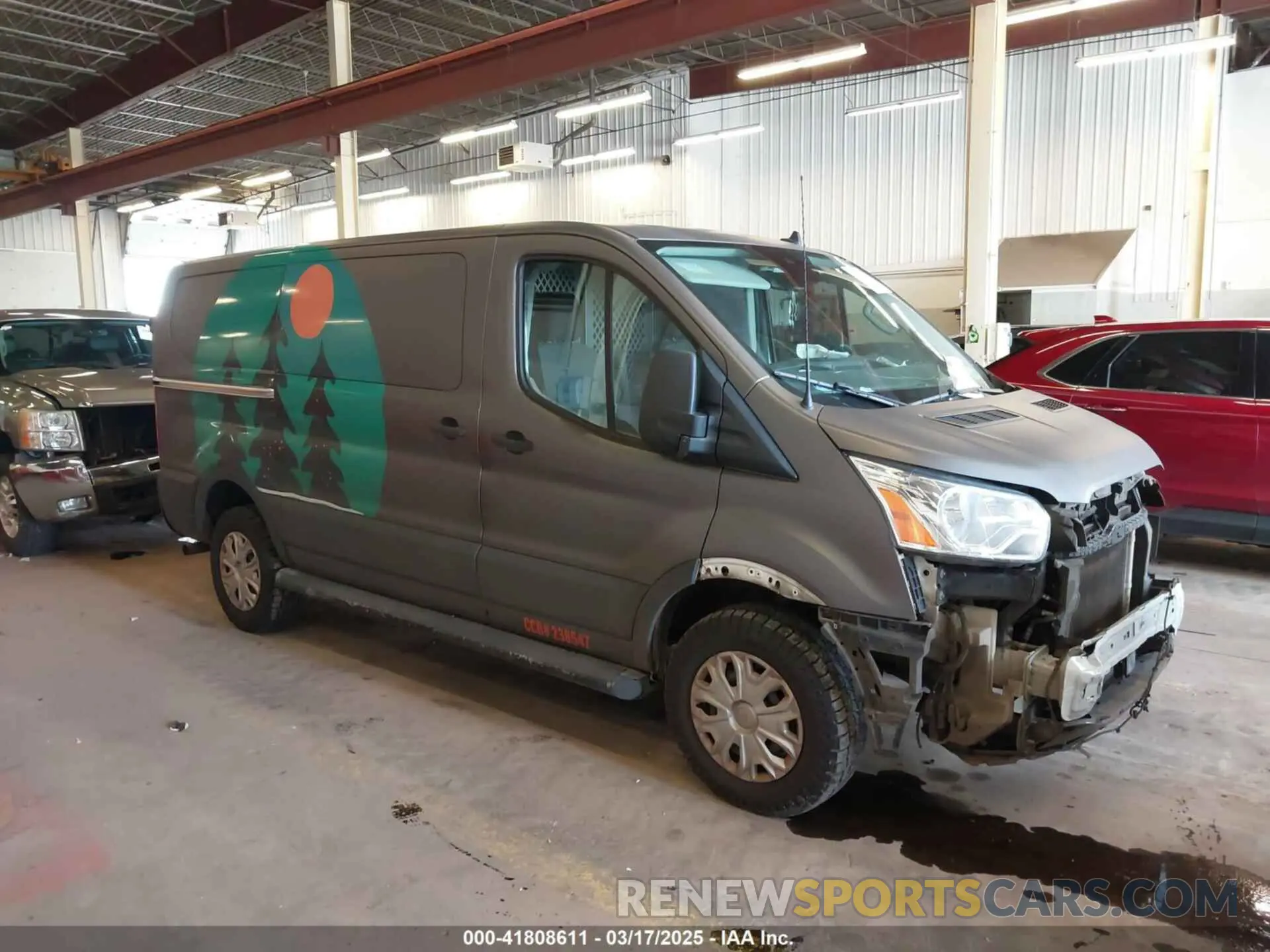 1 Photograph of a damaged car 1FTBR1Y87LKA77794 FORD TRANSIT-250 2020