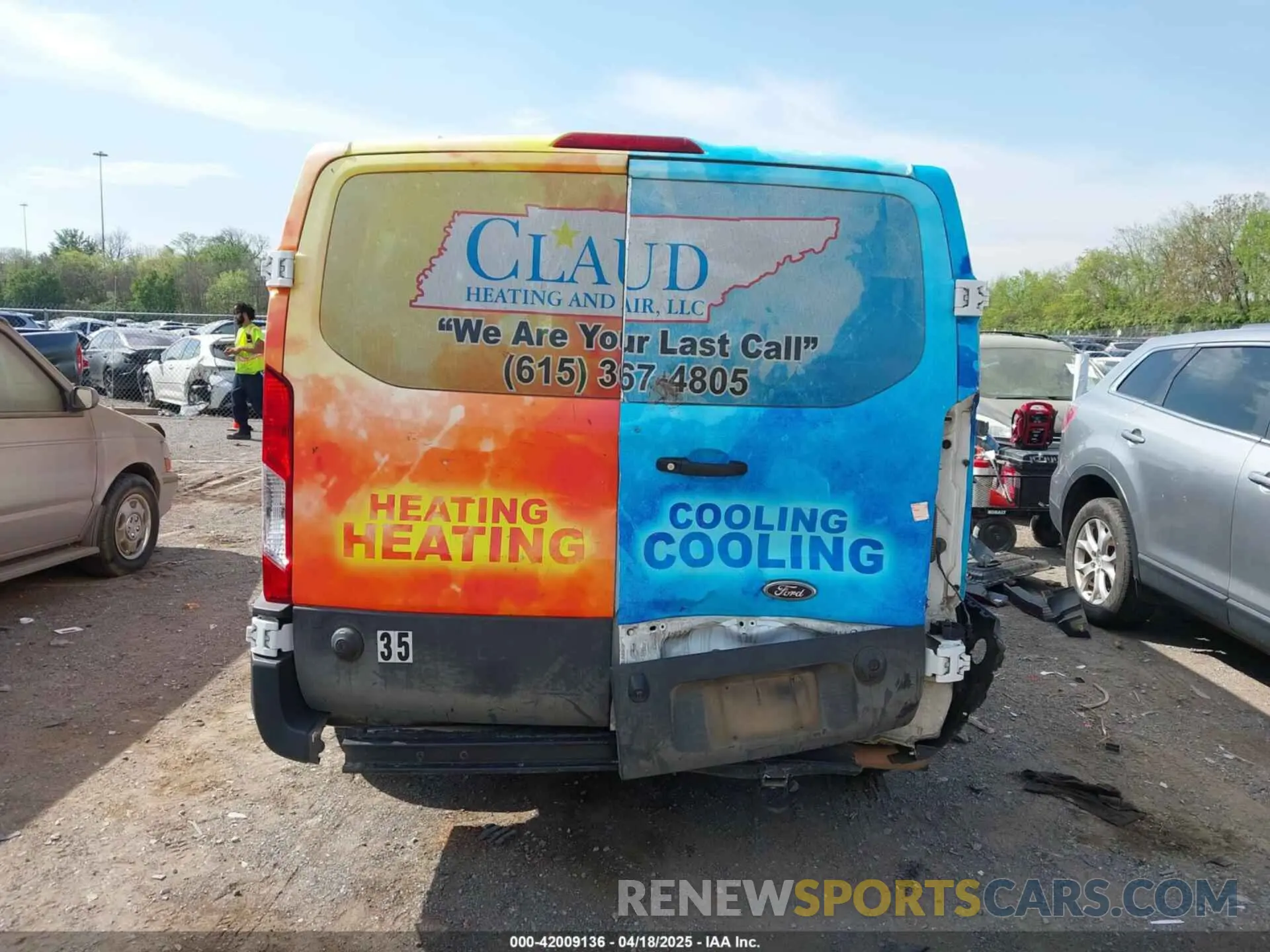 17 Photograph of a damaged car 1FTBR1Y88LKB48985 FORD TRANSIT-250 2020