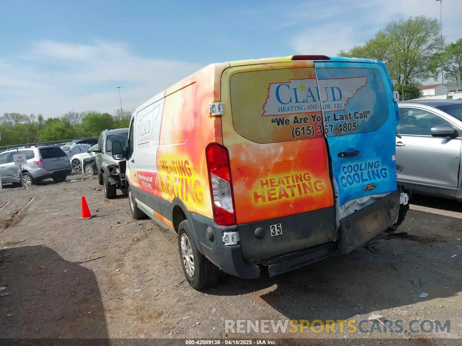 3 Photograph of a damaged car 1FTBR1Y88LKB48985 FORD TRANSIT-250 2020