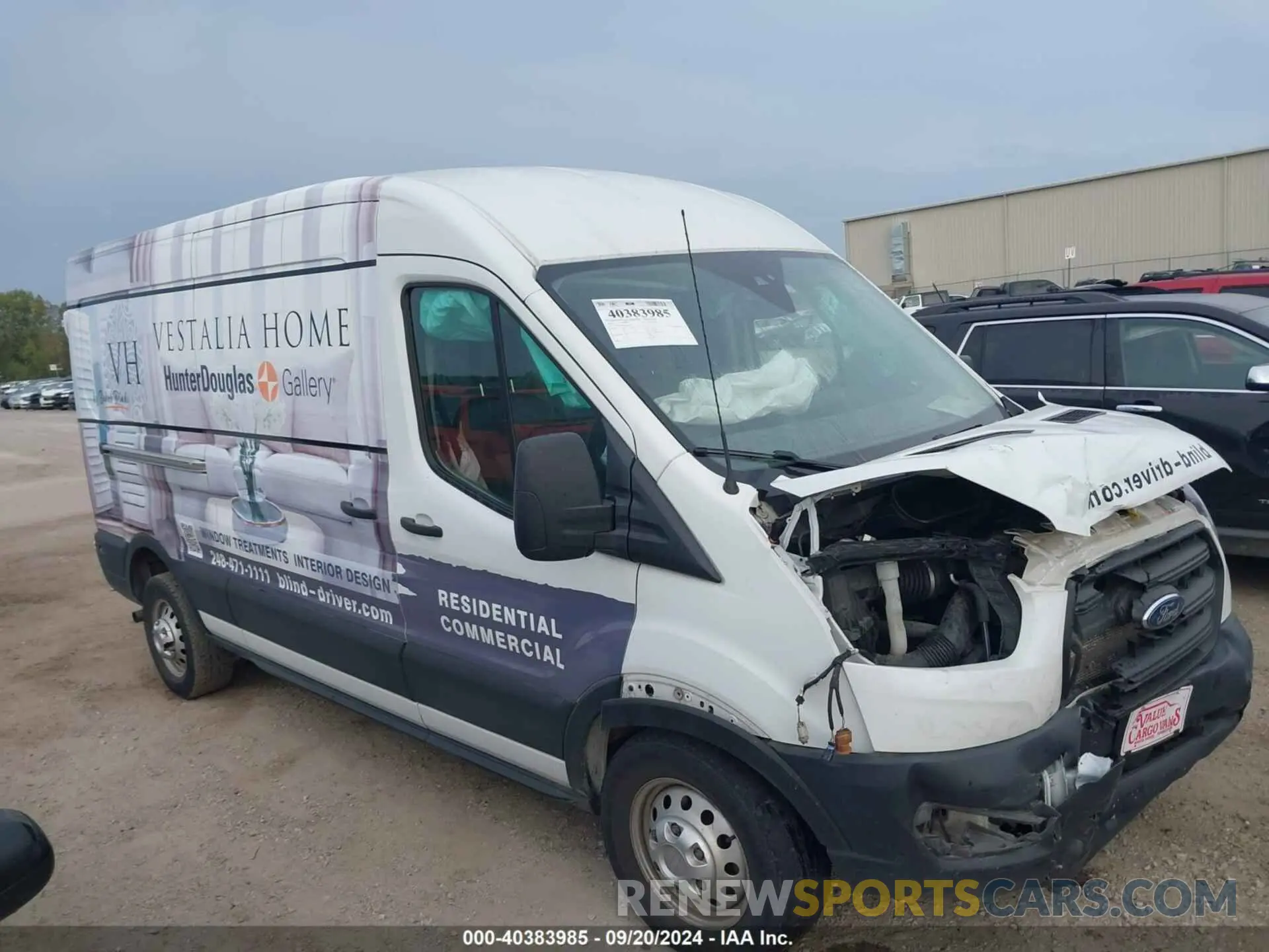 1 Photograph of a damaged car 1FTBR2C86LKA34576 FORD TRANSIT-250 2020