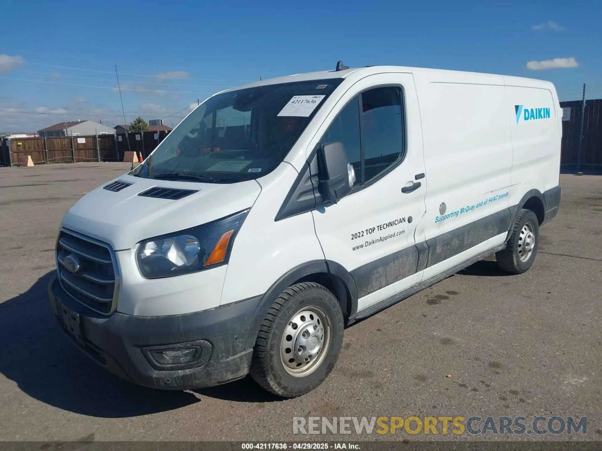 2 Photograph of a damaged car 1FTBR2YGXLKB09134 FORD TRANSIT-250 2020