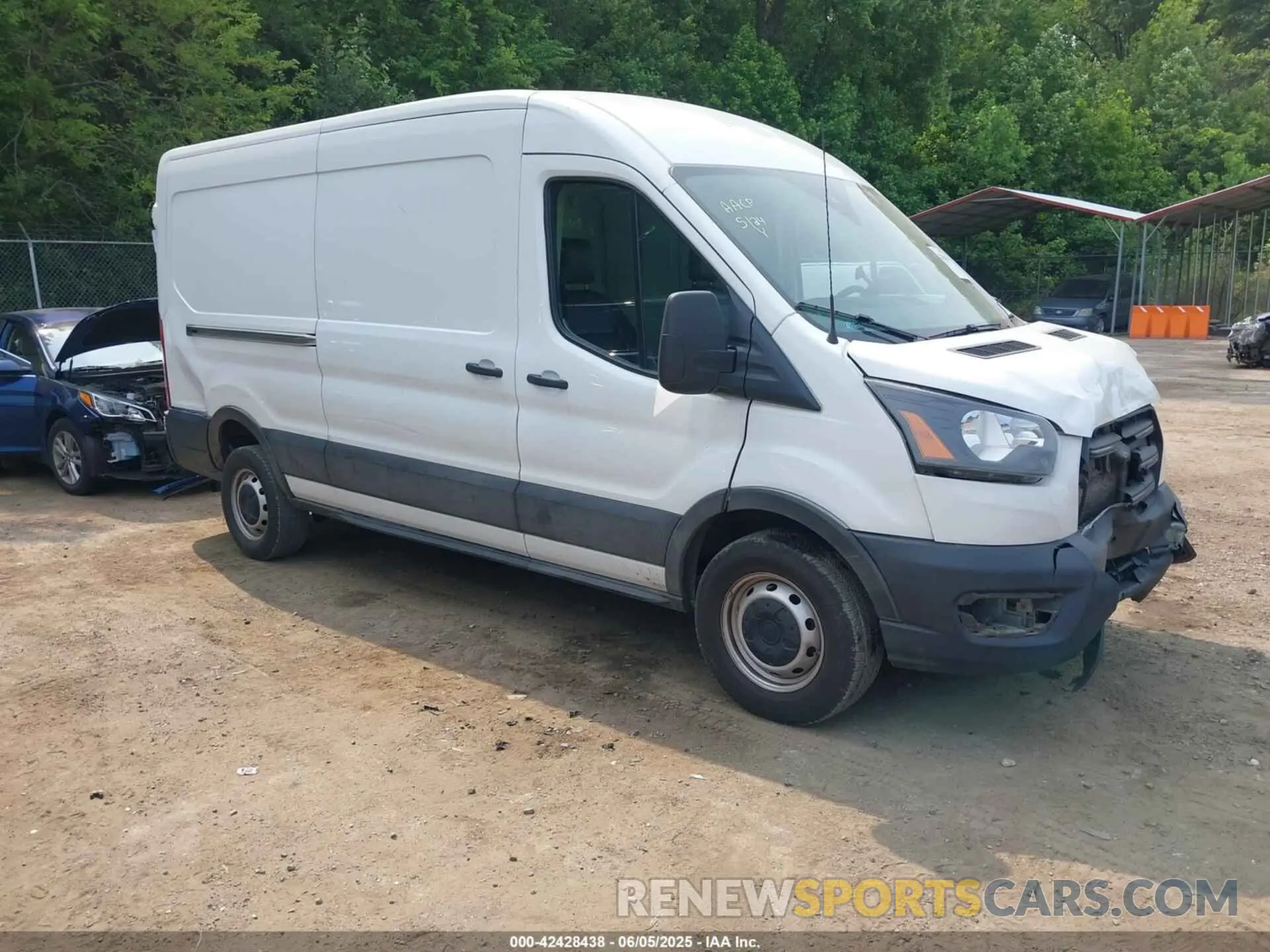 1 Photograph of a damaged car 1FTBR1C85MKA12354 FORD TRANSIT-250 2021