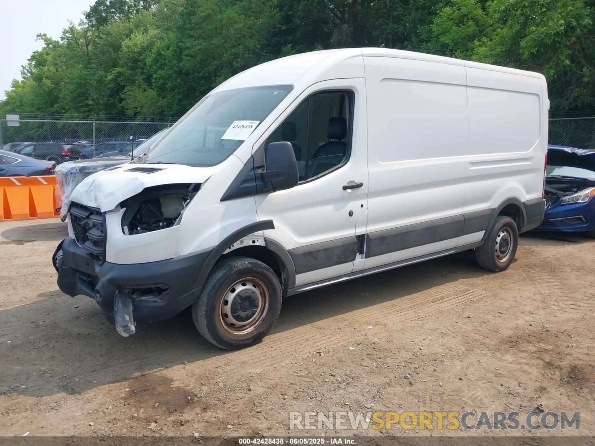 2 Photograph of a damaged car 1FTBR1C85MKA12354 FORD TRANSIT-250 2021
