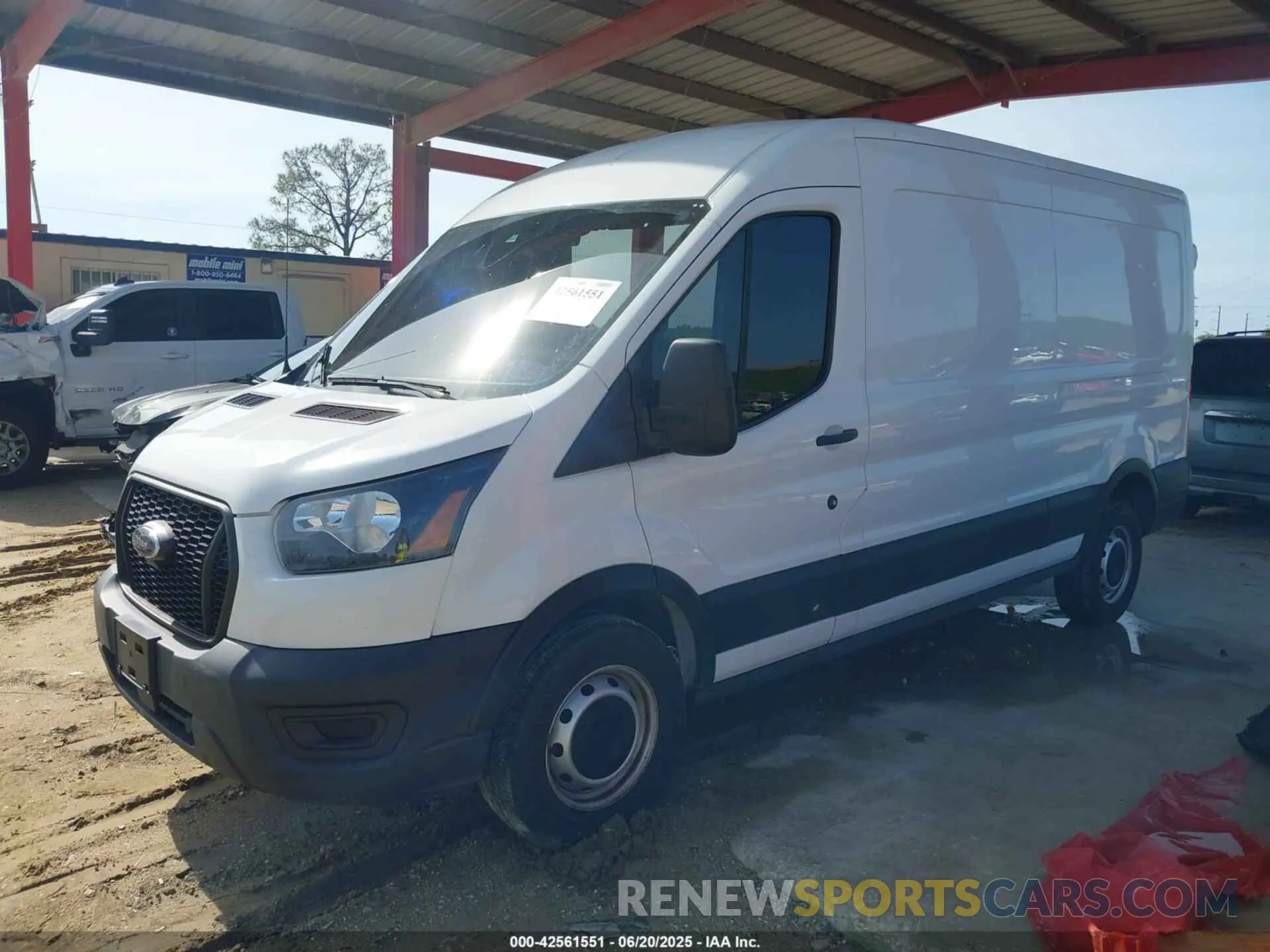 2 Photograph of a damaged car 1FTBR1C86MKA13416 FORD TRANSIT-250 2021