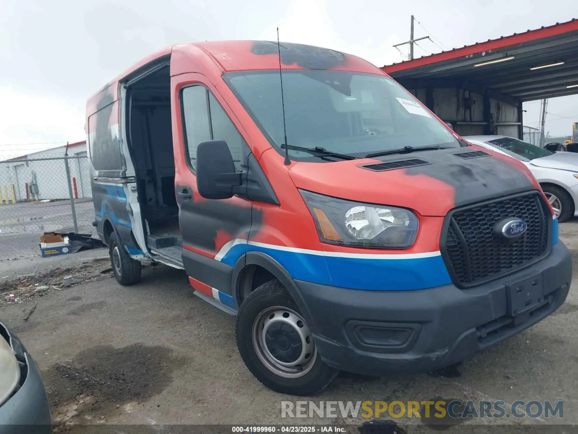 1 Photograph of a damaged car 1FTBR1C87MKA38664 FORD TRANSIT-250 2021