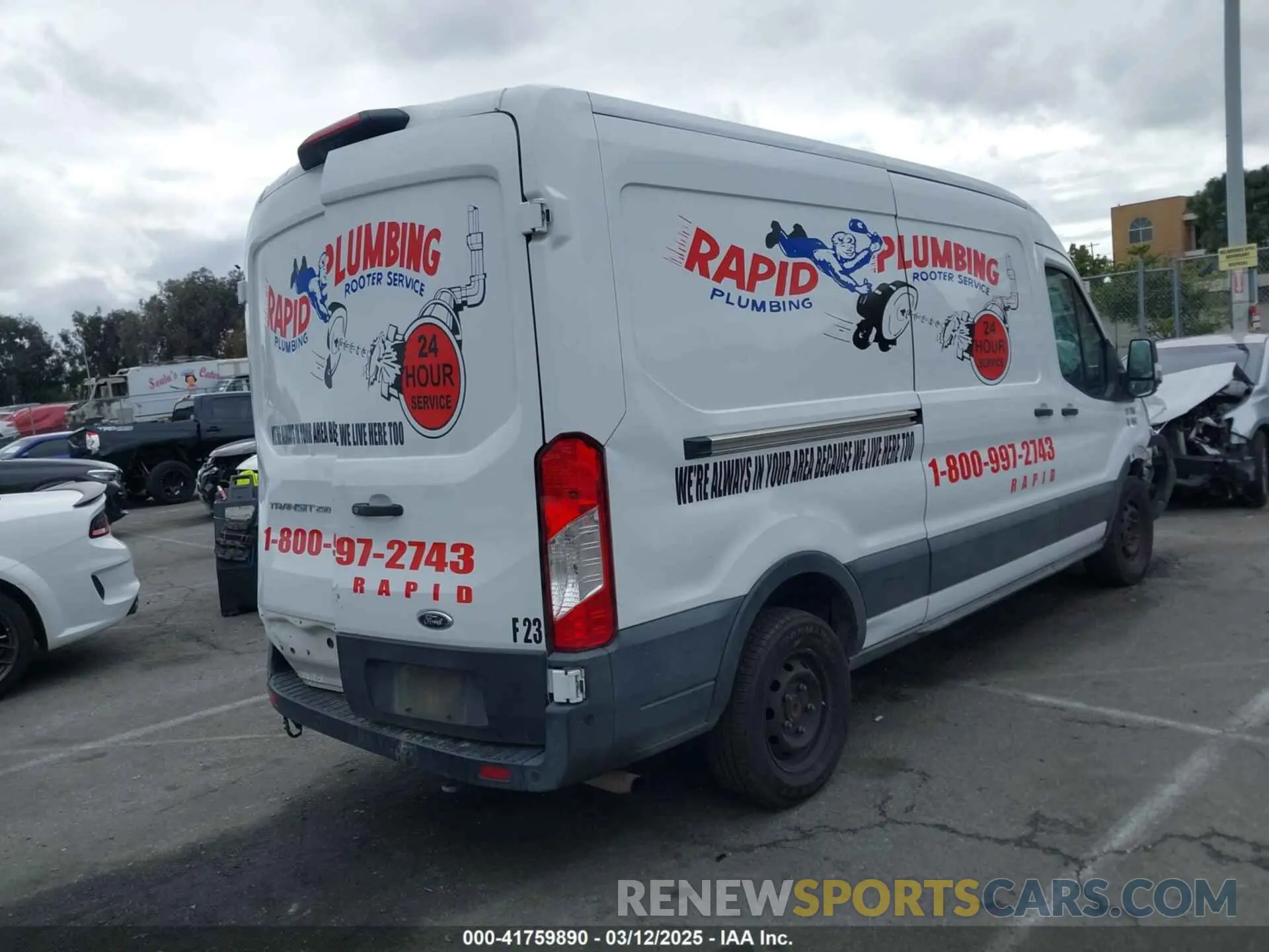 4 Photograph of a damaged car 1FTBR1C87MKA81434 FORD TRANSIT-250 2021