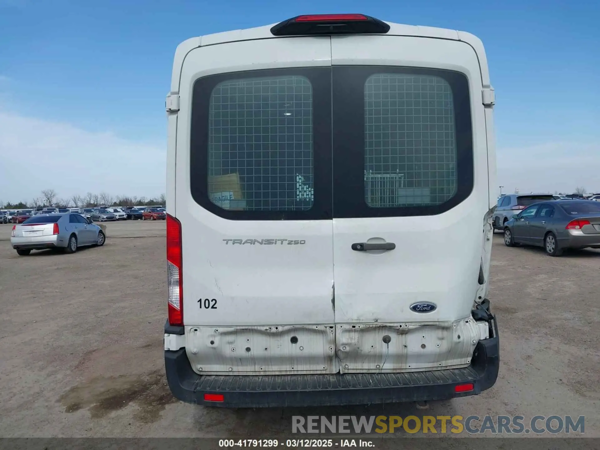 15 Photograph of a damaged car 1FTBR1C89MKA03687 FORD TRANSIT-250 2021