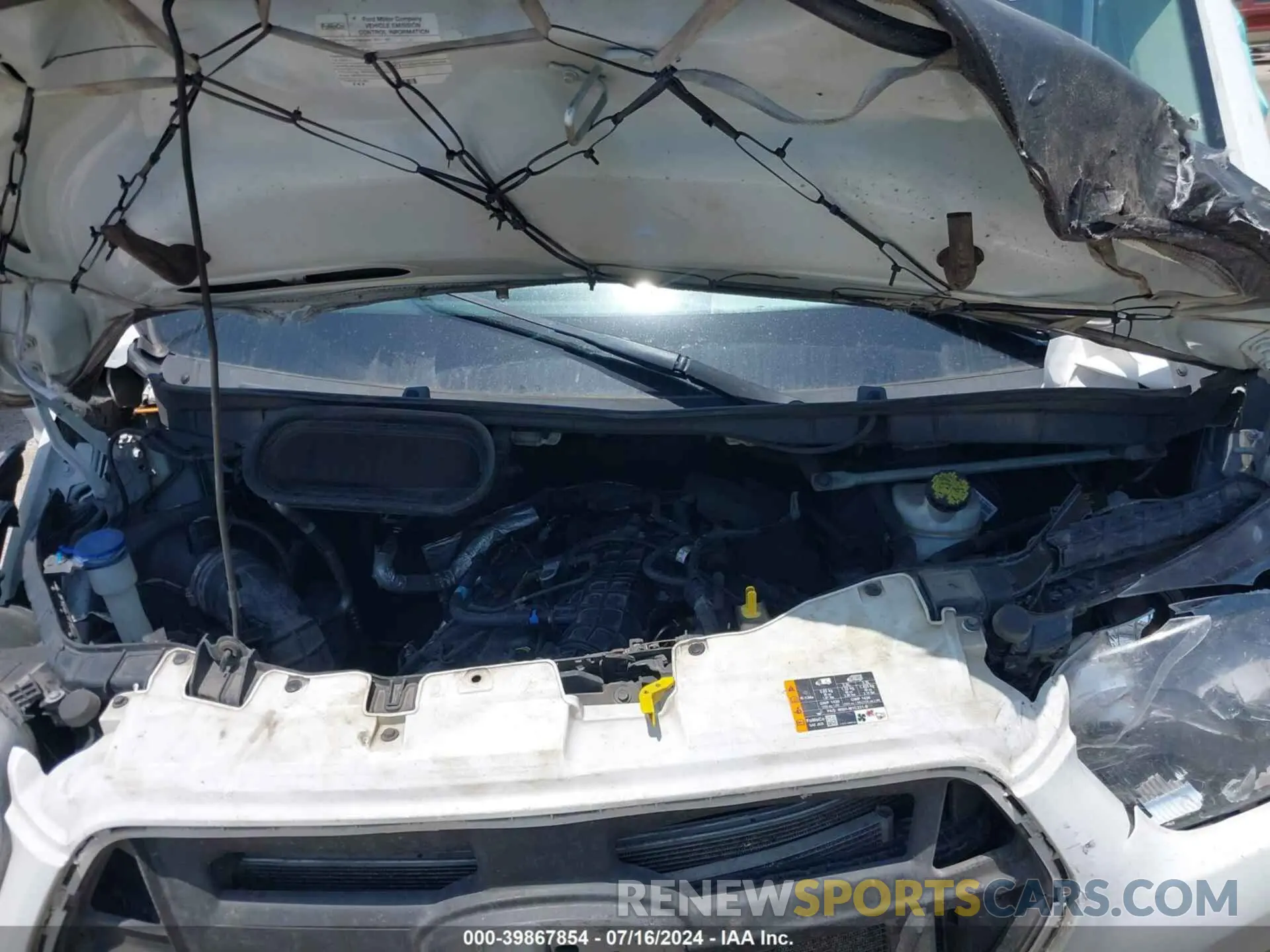 10 Photograph of a damaged car 1FTBR1CG9MKA94337 FORD TRANSIT-250 2021