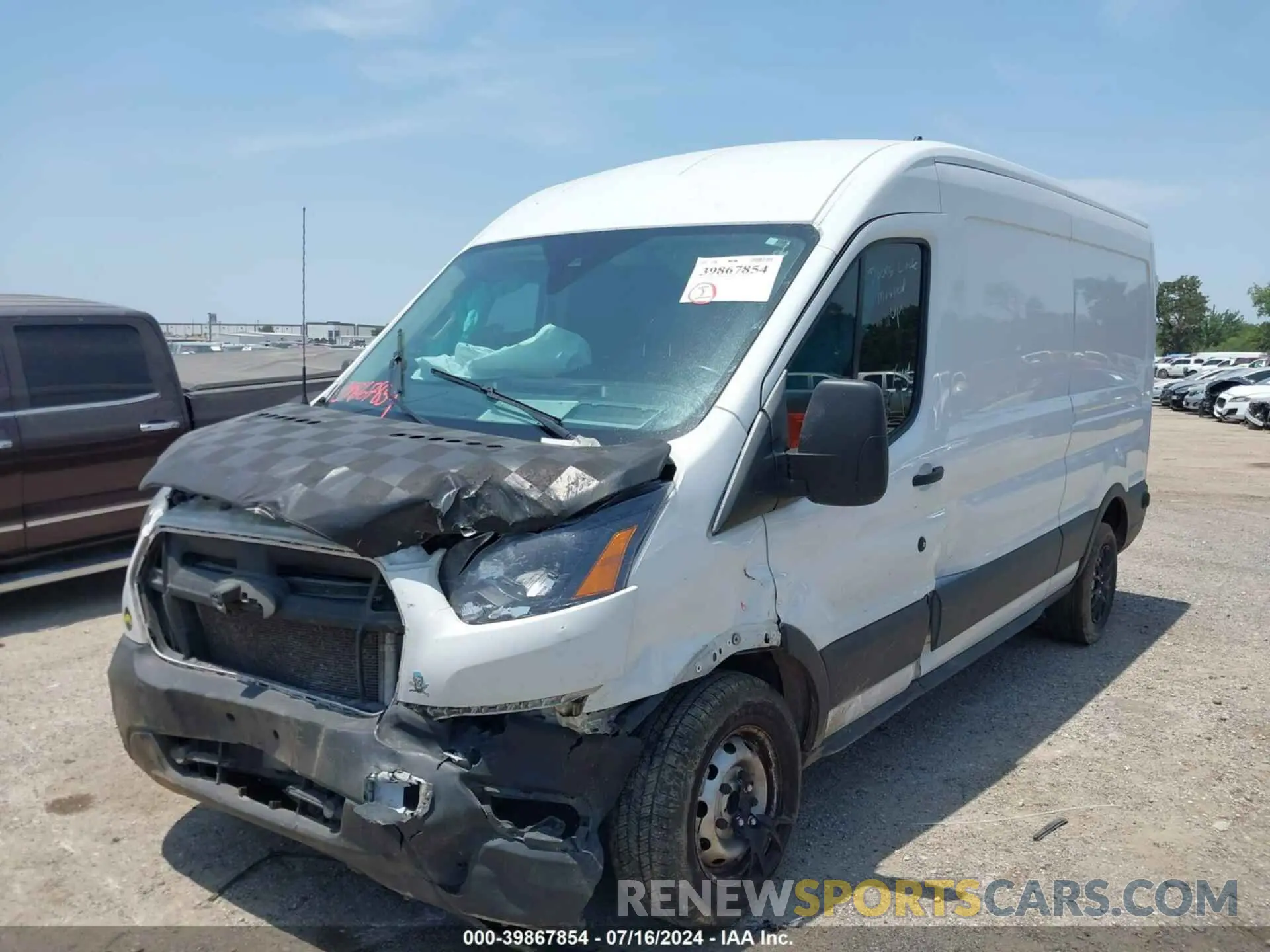 2 Photograph of a damaged car 1FTBR1CG9MKA94337 FORD TRANSIT-250 2021